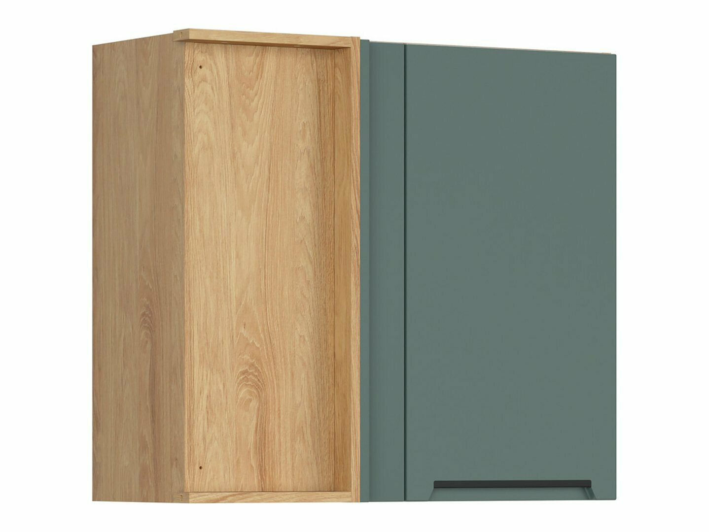 Modularna kotna stenska omarica Riso Green 157