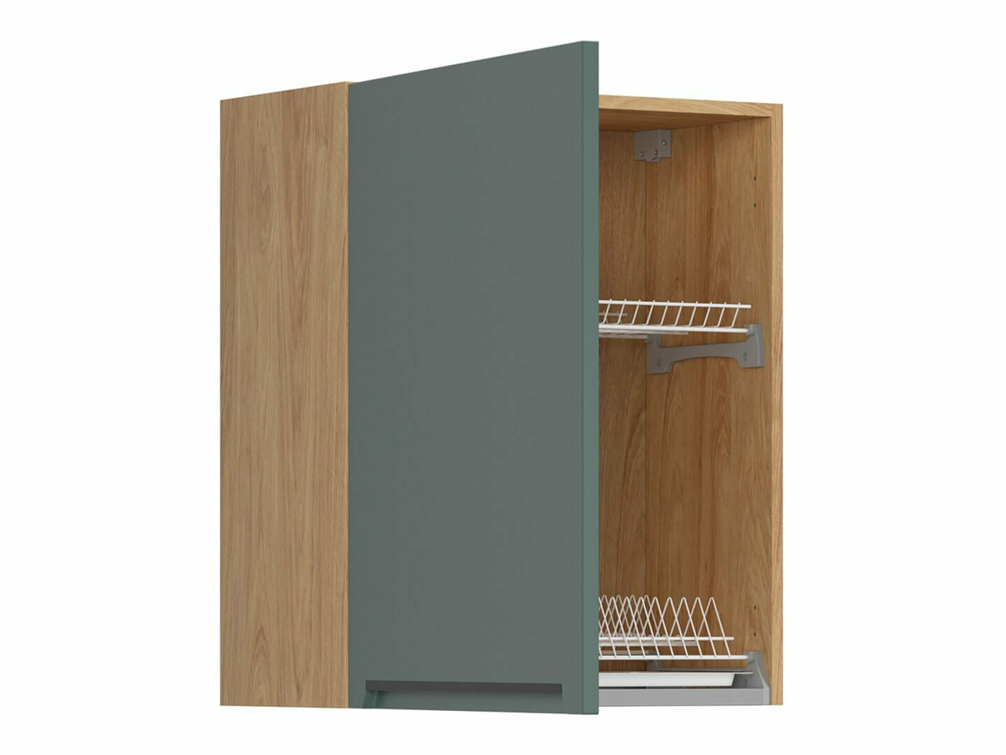 Modularna stenska omarica s stojalom za posodo Riso Green 153