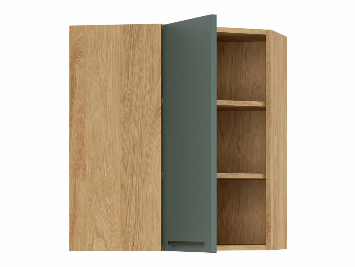 Modularna kotna stenska omarica Riso Green 160