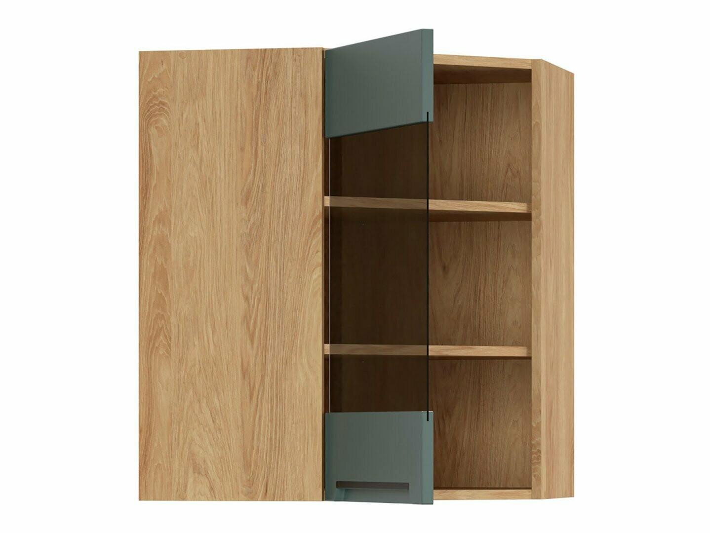 Modularna kotna stenska omarica Riso Green 161