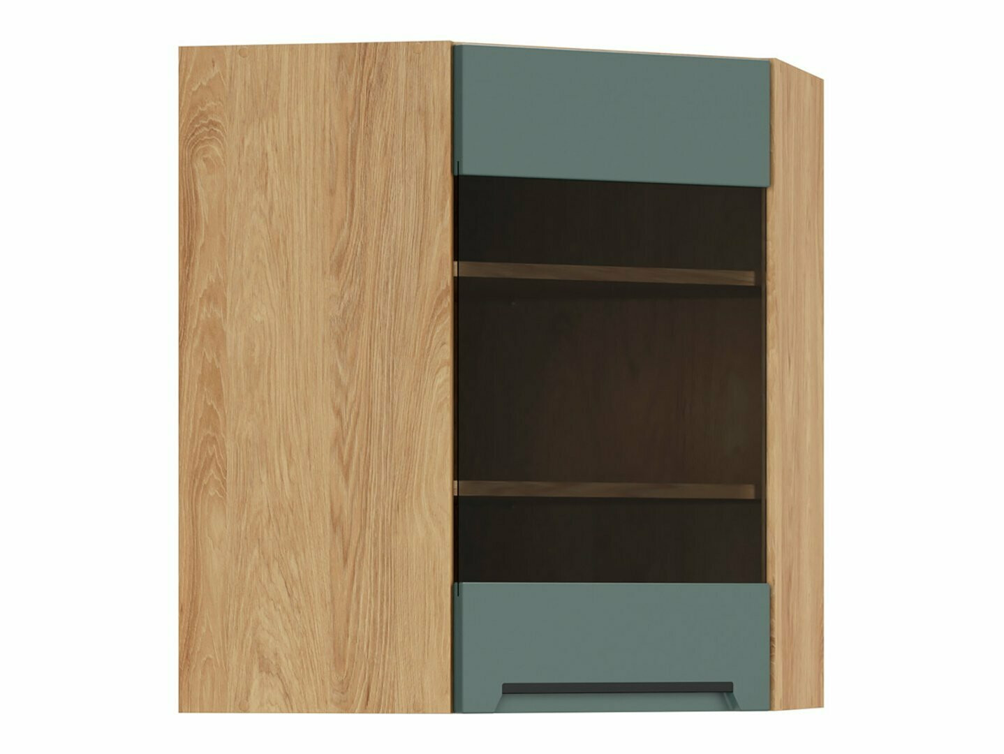 Modularna kotna stenska omarica Riso Green 161