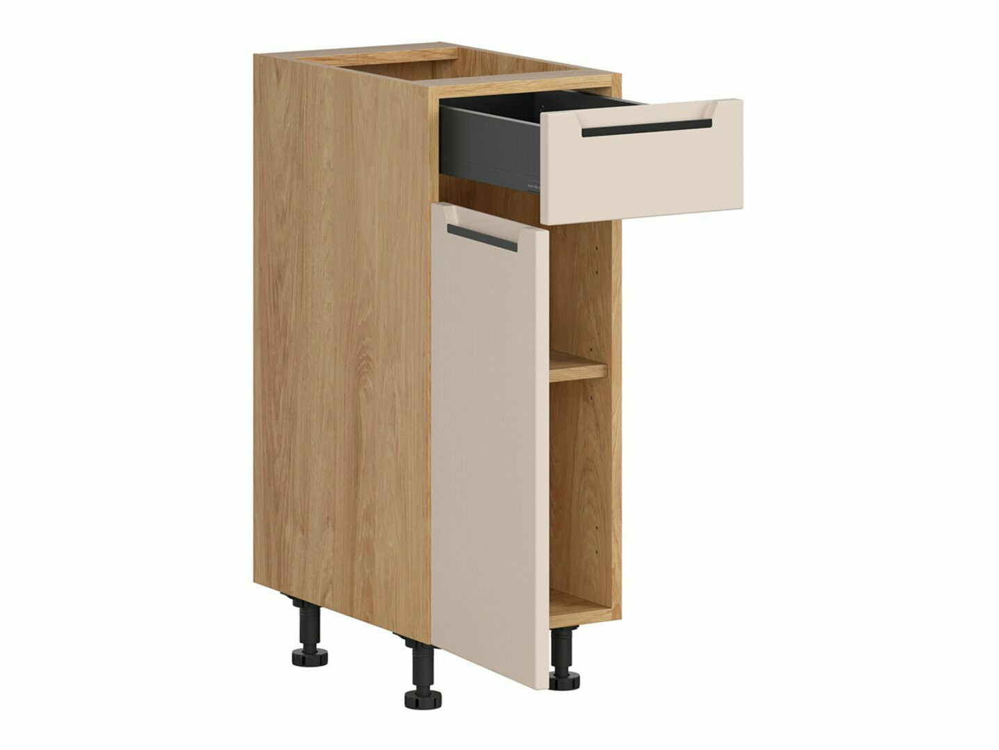 Modularna omarica s predalom in vrati Riso Beige 102