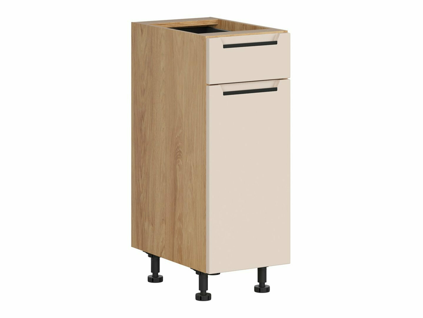 Modularna omarica s predalom in vrati Riso Beige 102