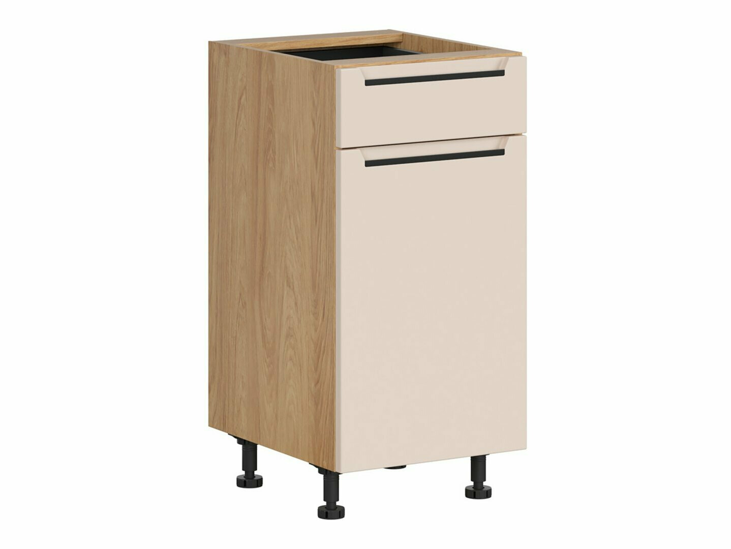 Modularna omarica s predalom in vrati Riso Beige 103