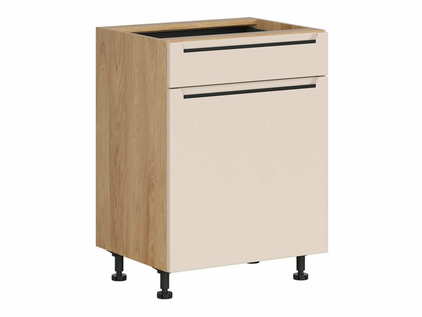Modularna omarica s predalom in vrati Riso Beige 105