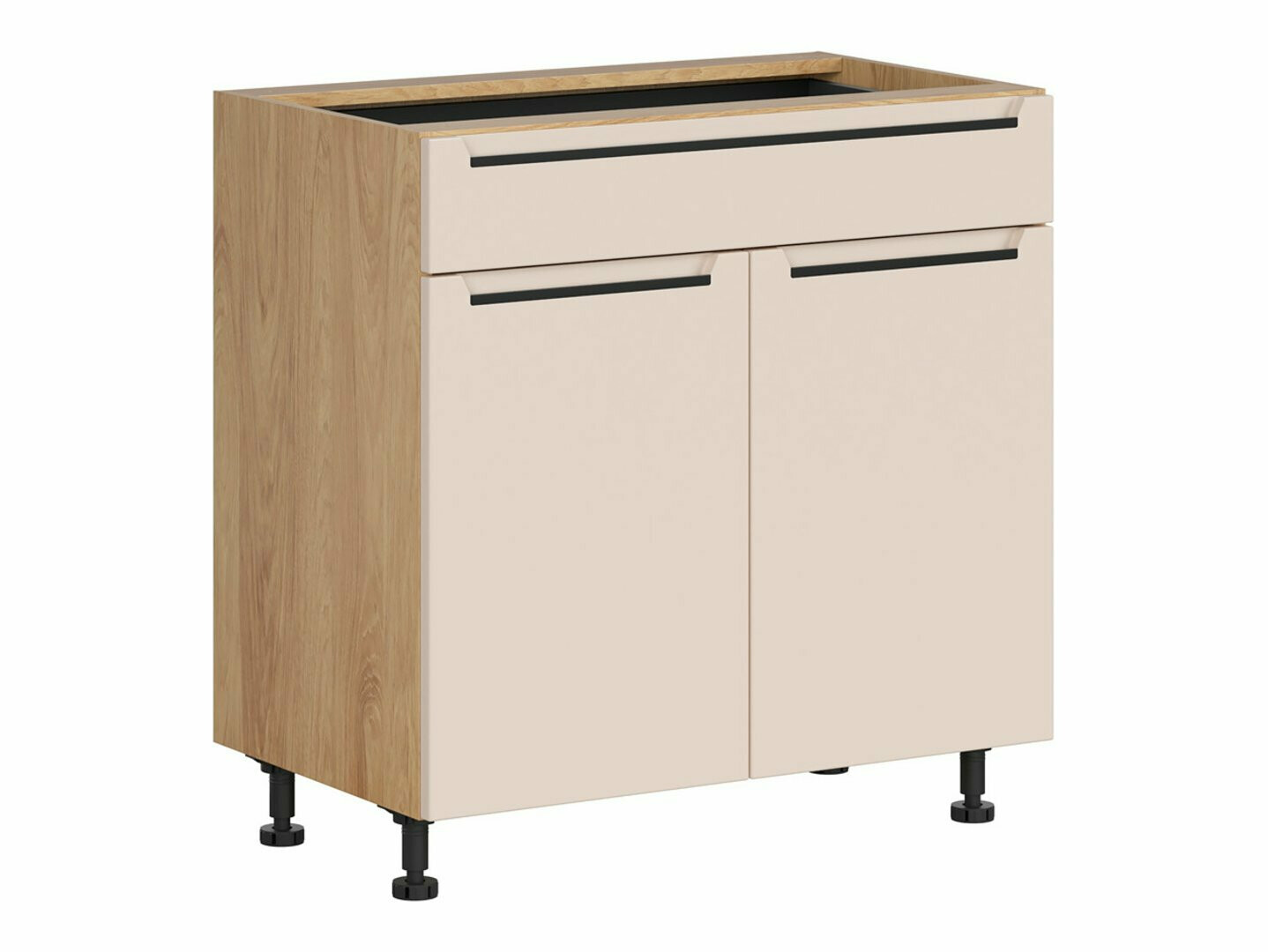 Modularna omarica s predalom in vrati Riso Beige 106