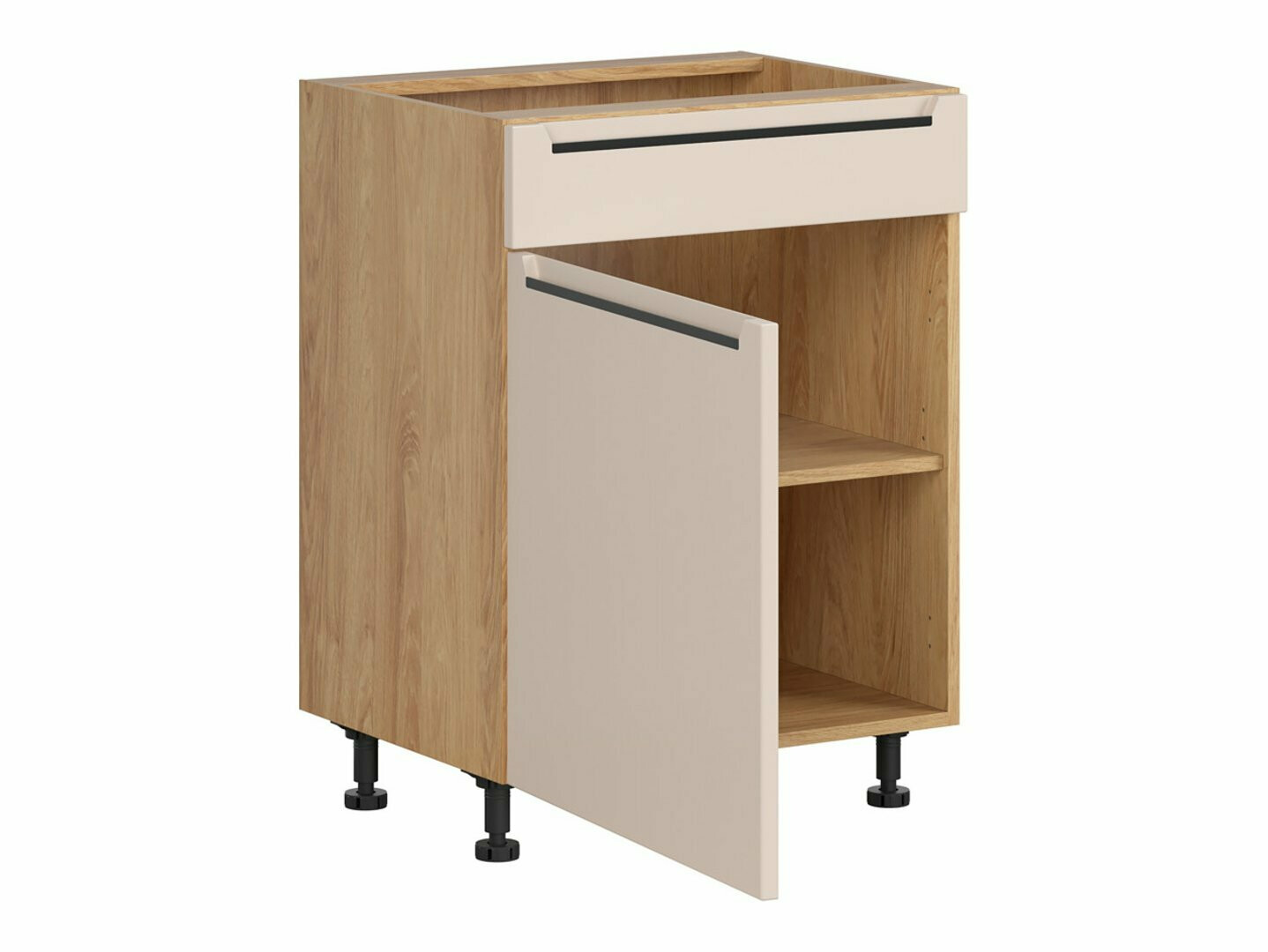 Modularna omarica z vrati Riso Beige 100