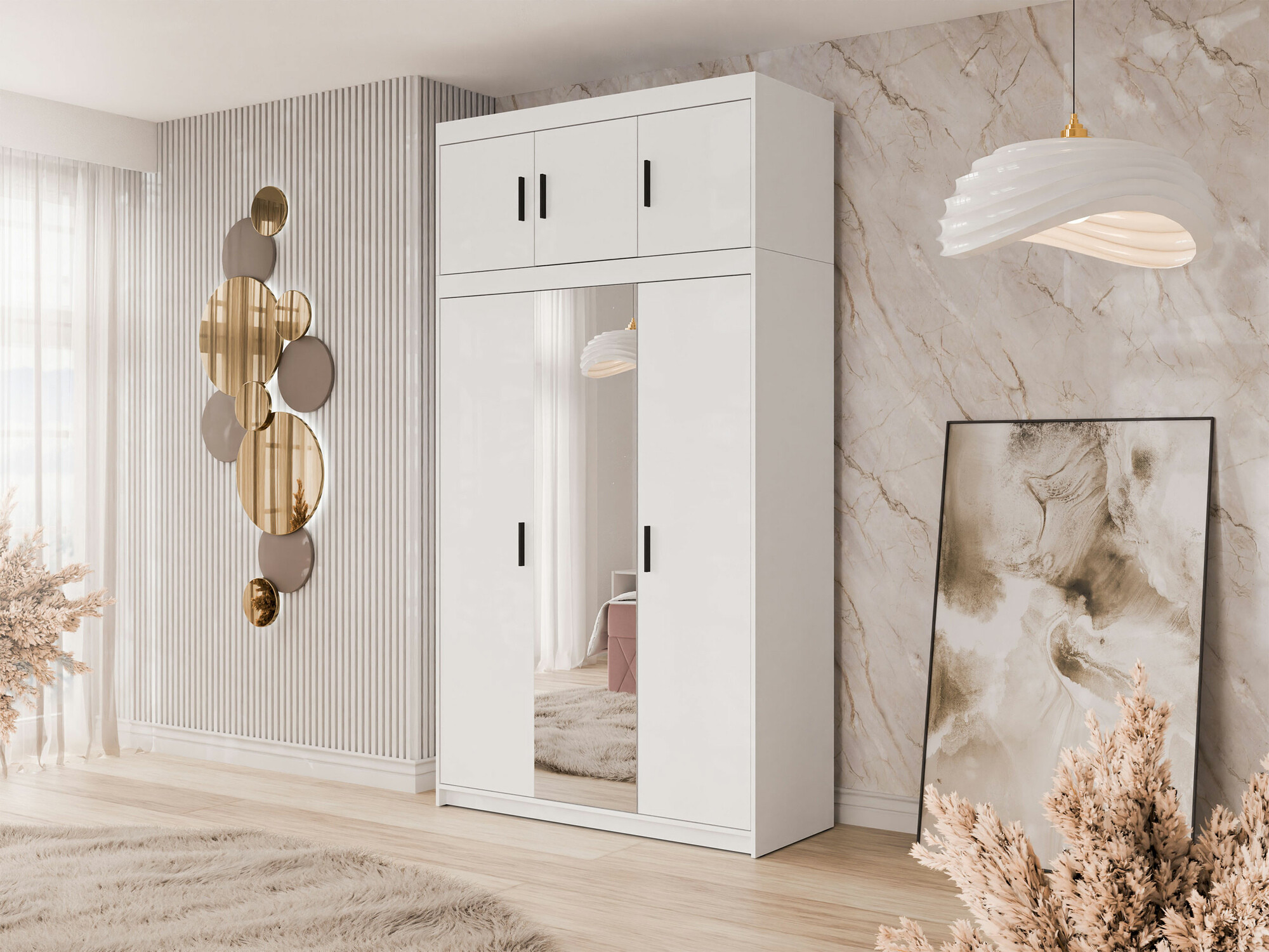 Garderobna omara Novduni 105 (Bela)