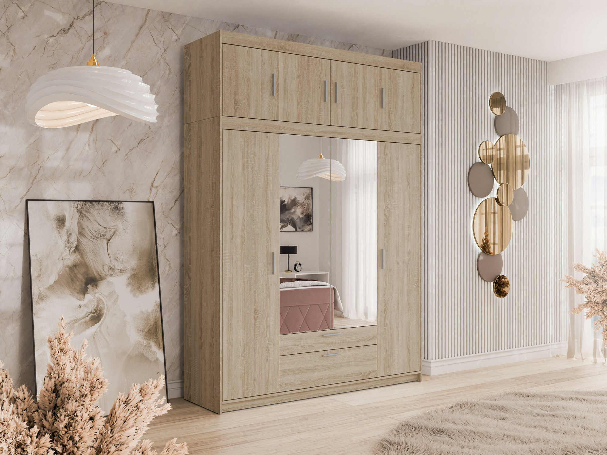 Garderobna omara Novduni 109 (Sonoma hrast)