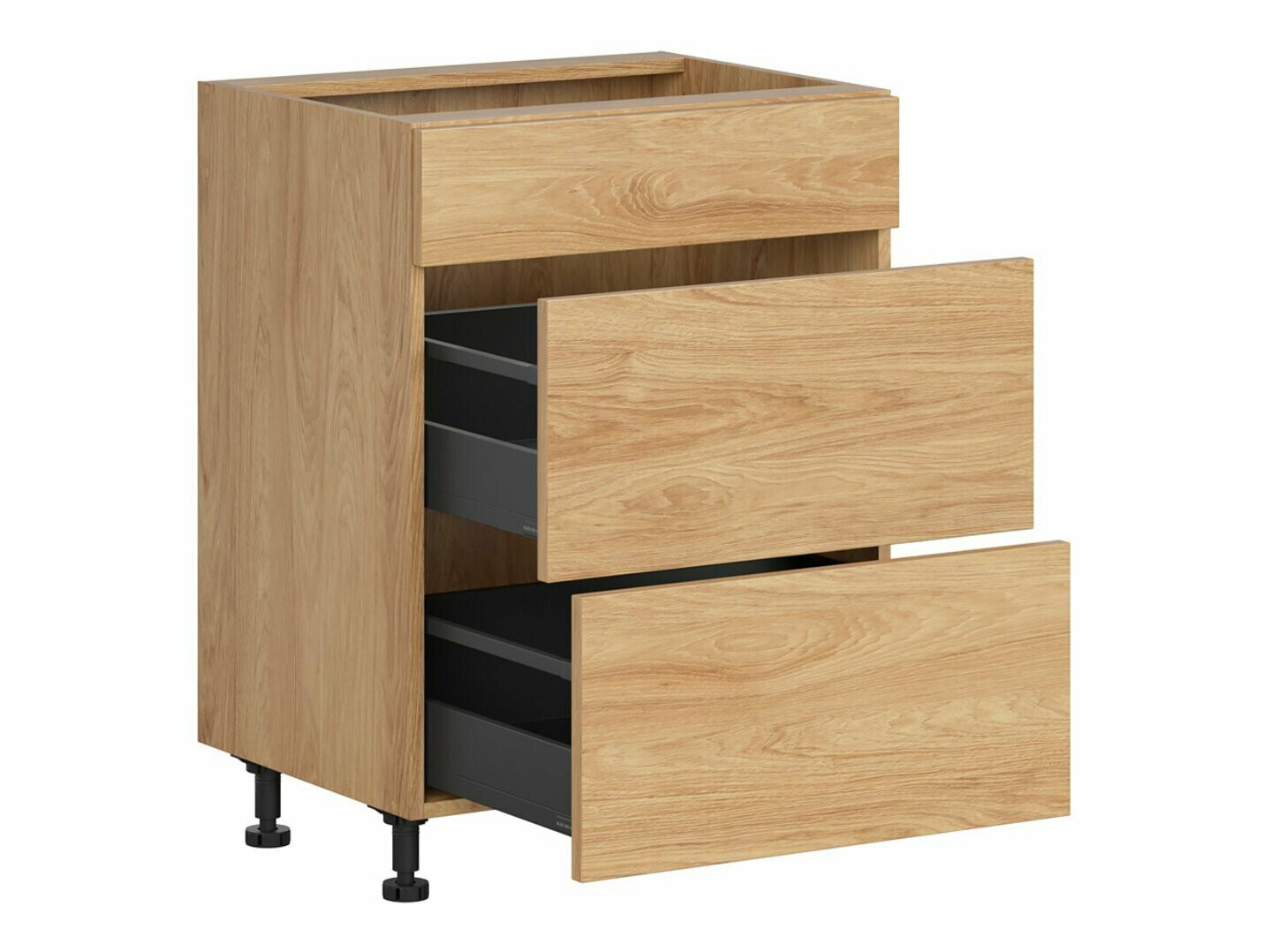 Modularna omarica s predali Amper Oak 107