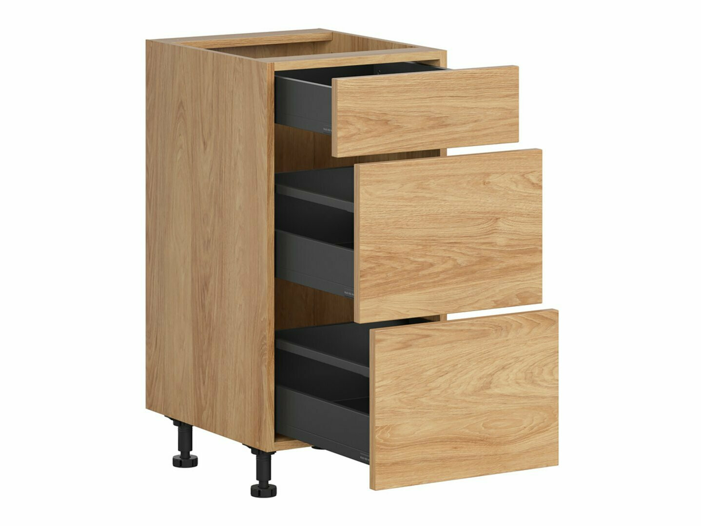 Modularna omarica s predali Amper Oak 109