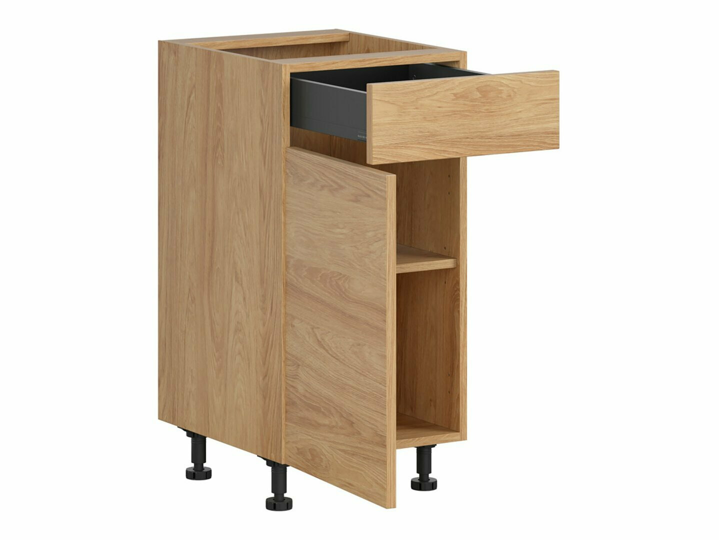 Modularna omarica s predalom in vrati Amper Oak 103