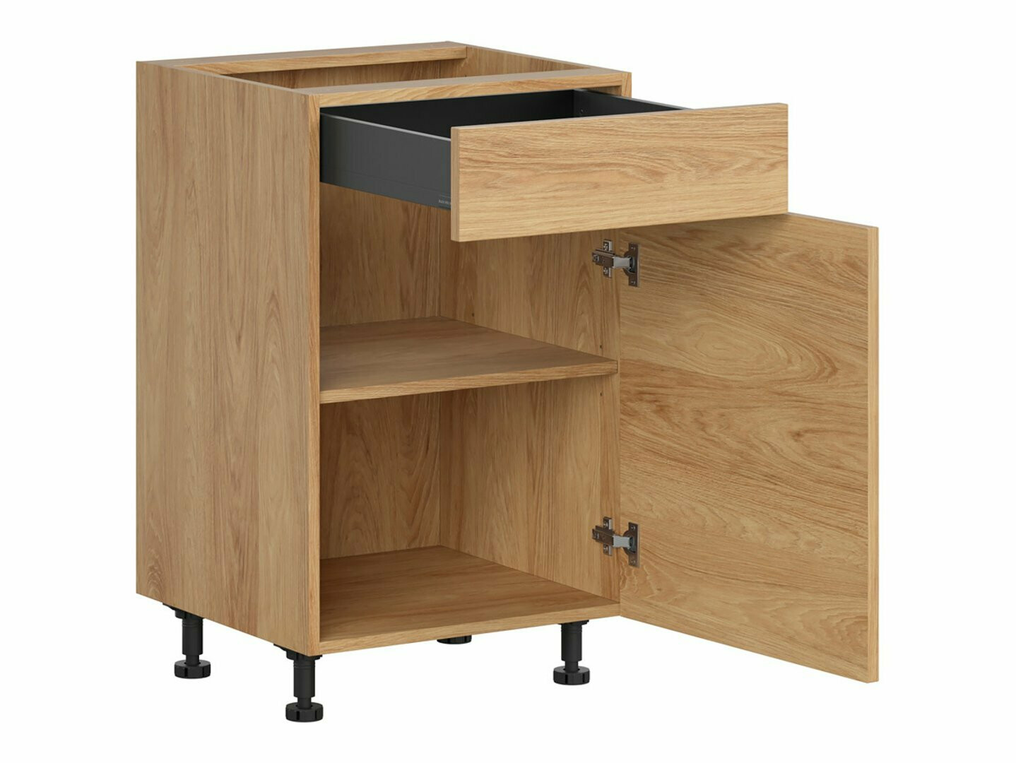 Modularna omarica s predalom in vrati Amper Oak 104