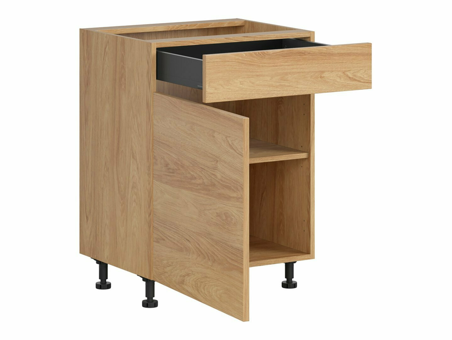 Modularna omarica s predalom in vrati Amper Oak 105