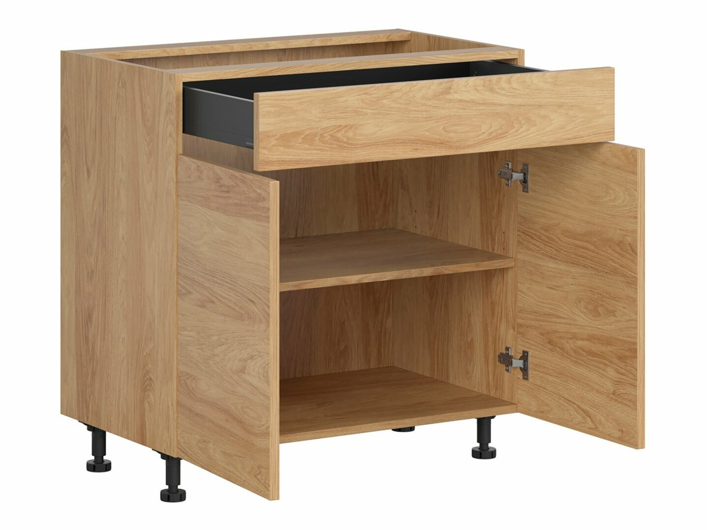 Modularna omarica s predalom in vrati Amper Oak 106