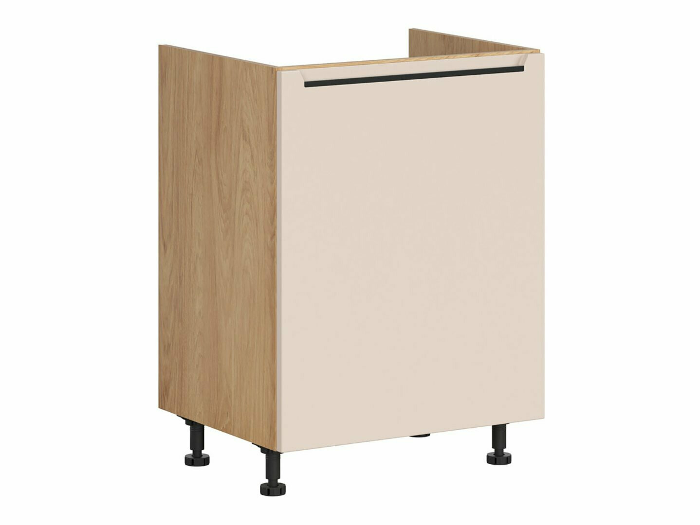 Modularna omarica za pomivalno korito z vrati Riso Beige 124