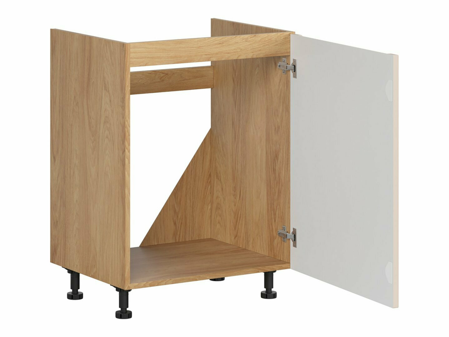 Modularna omarica za pomivalno korito z vrati Riso Beige 124
