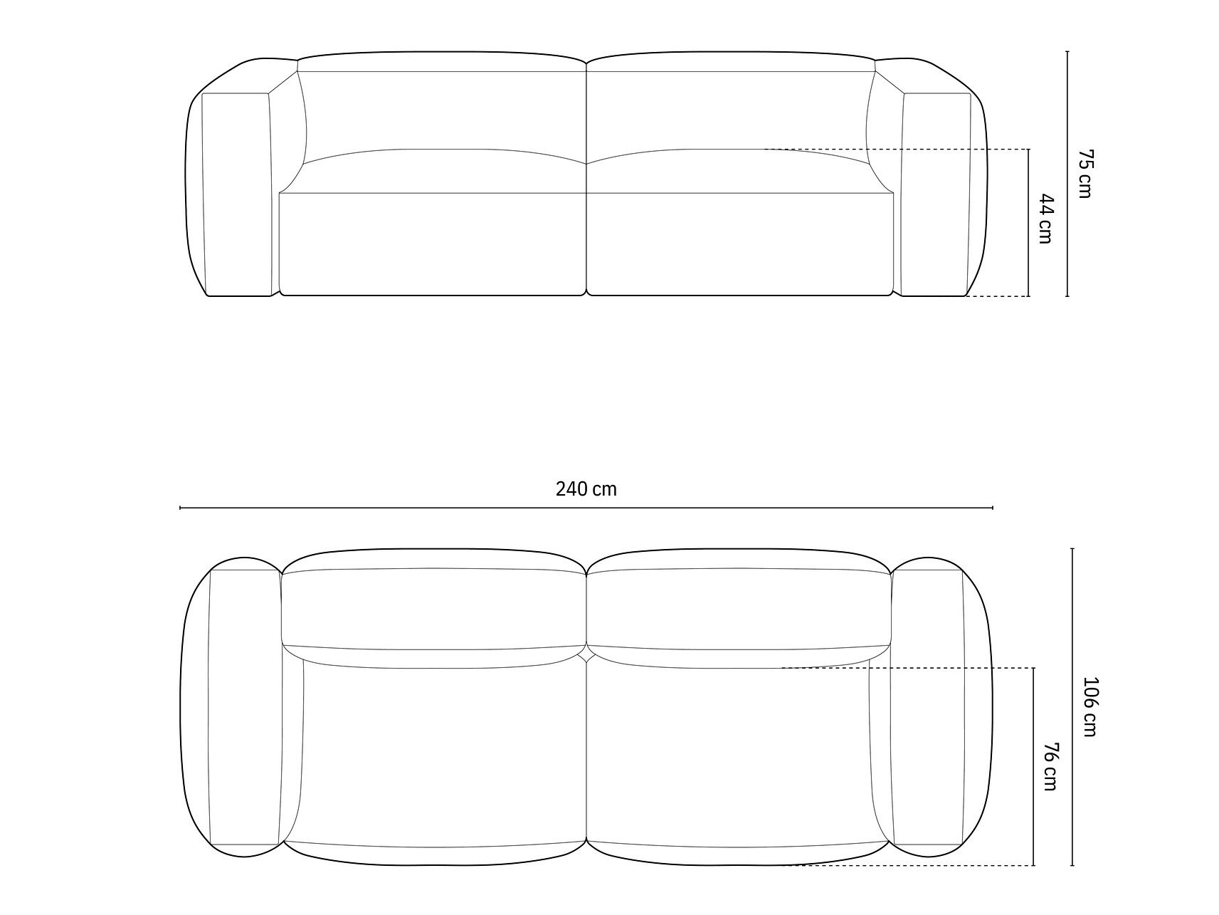 Modularni kavč Sorcoro 100 (Boston Water Green)