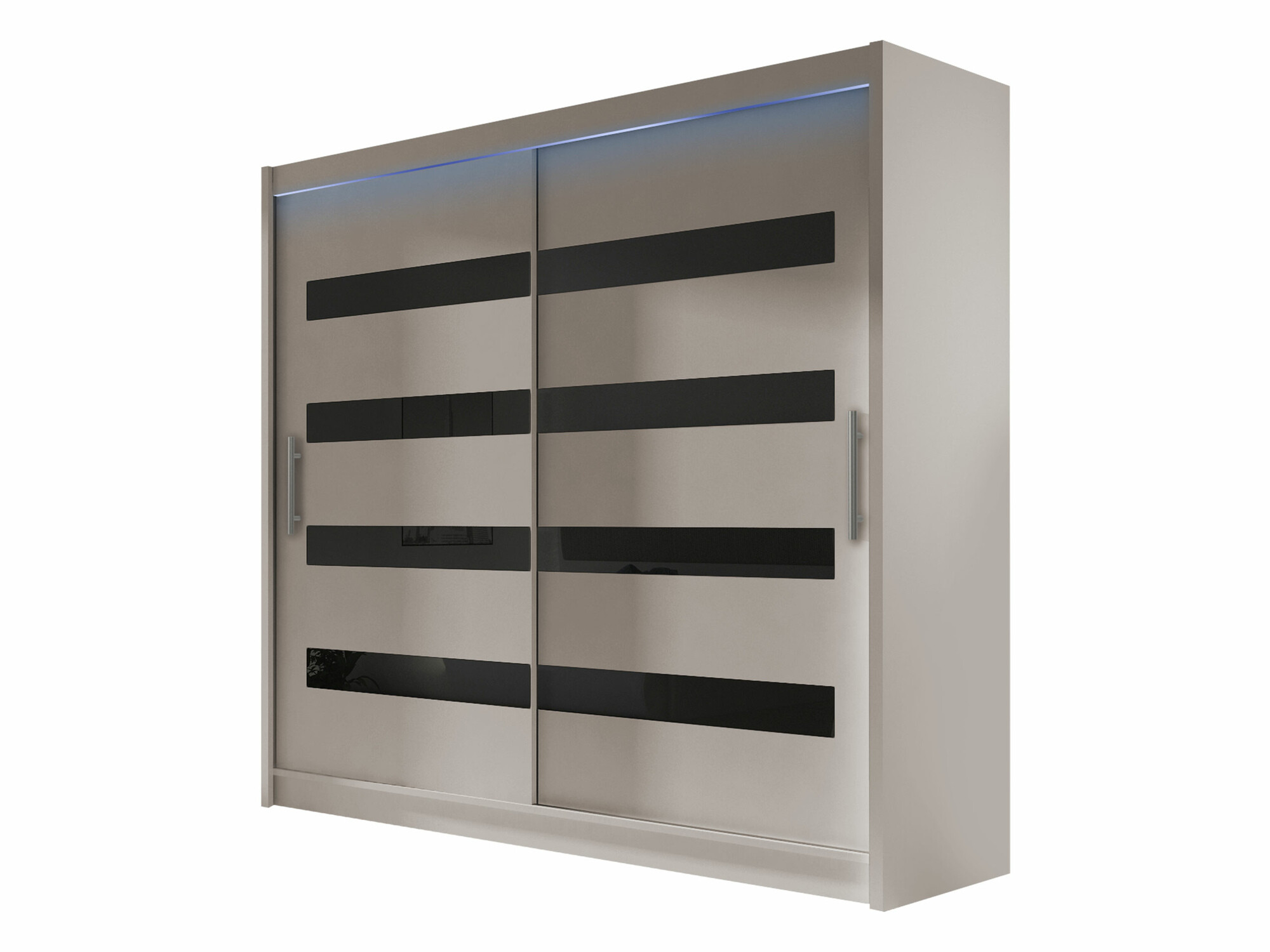 Garderobna omara Closico Pallor XI (Kašmir + Črna)