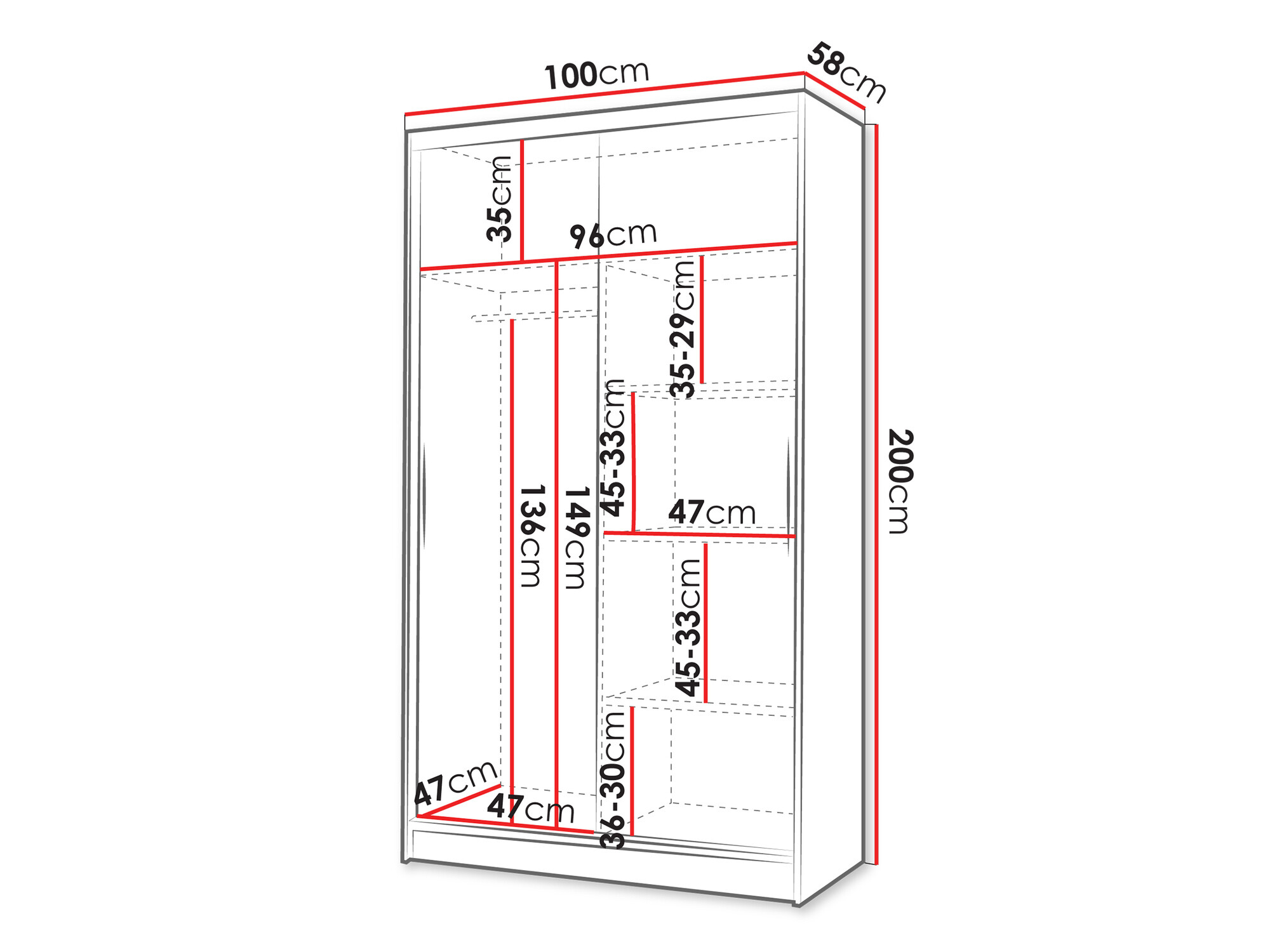 Garderobna omara Closico Structor VII (Sonoma hrast)