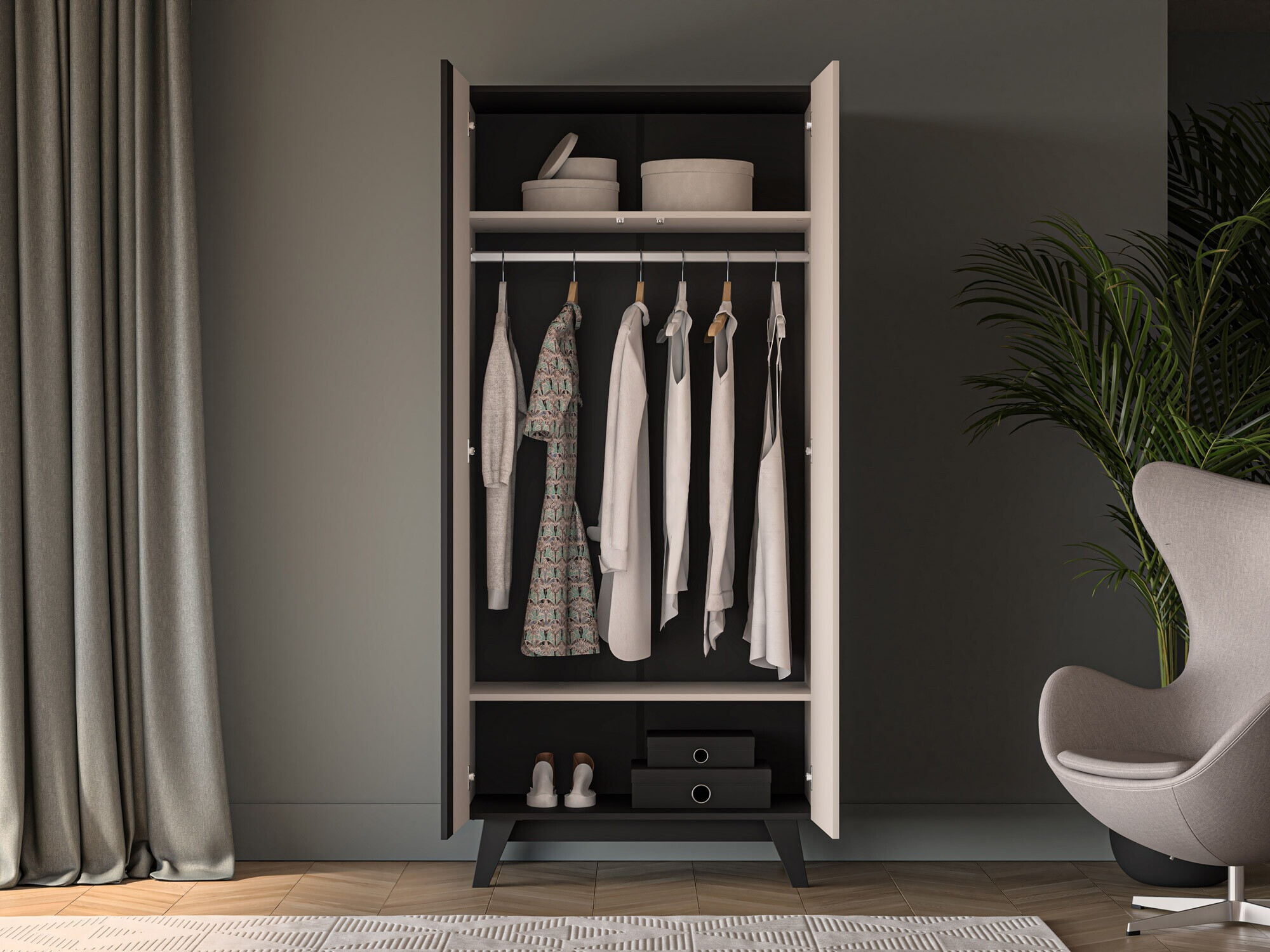 Garderobna omara Evateno 100