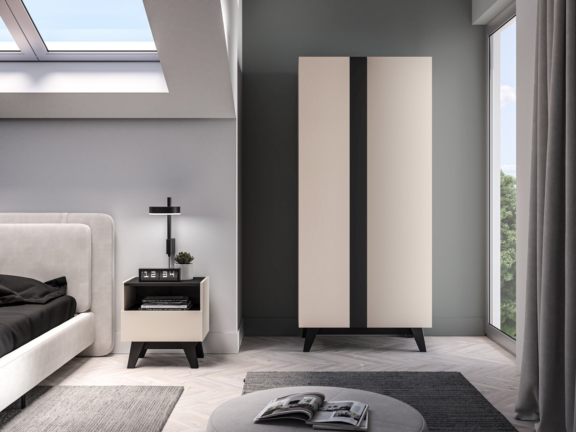 Garderobna omara Evateno 100