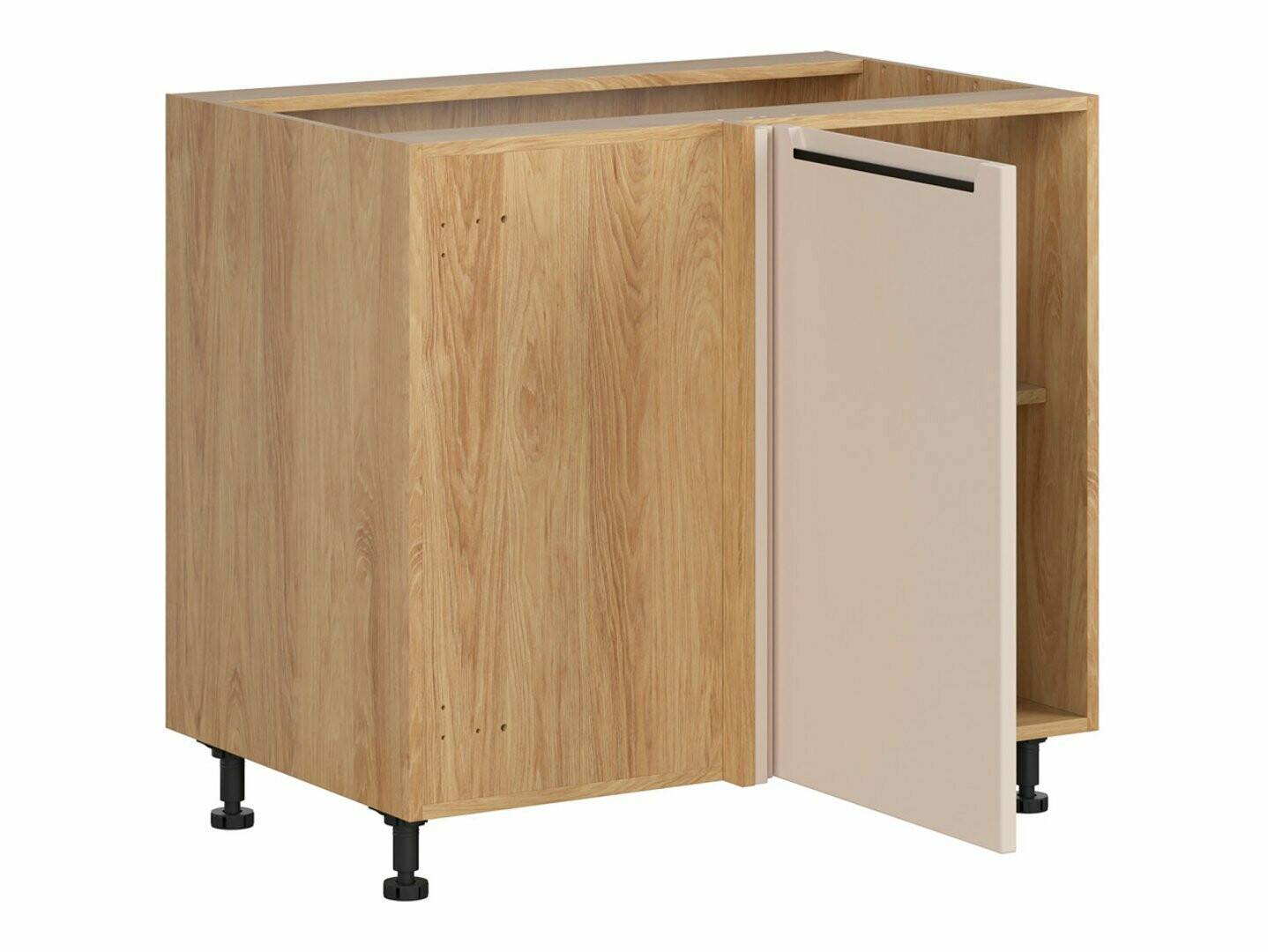 Modularna kotna omarica Riso Beige 127