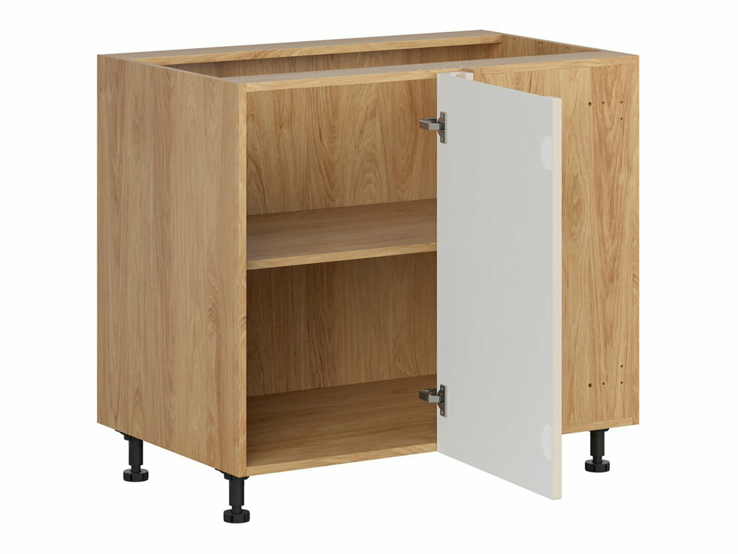 Modularna kotna omarica Riso Beige 127