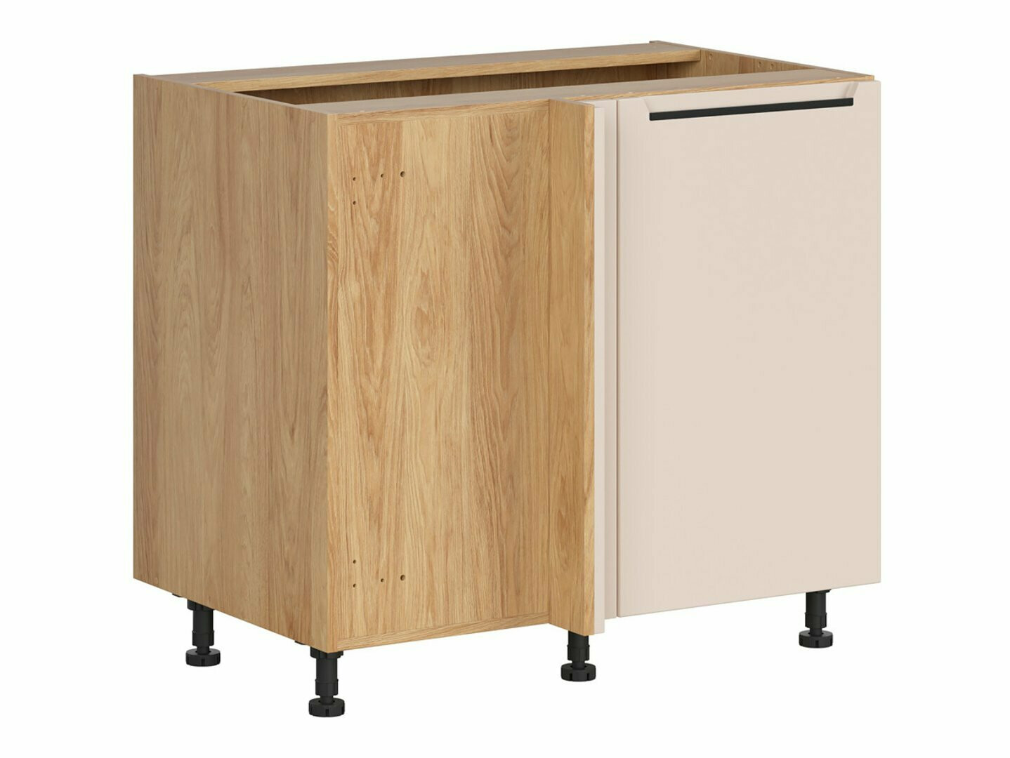 Modularna kotna omarica Riso Beige 128