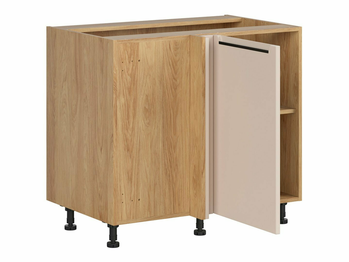 Modularna kotna omarica Riso Beige 128