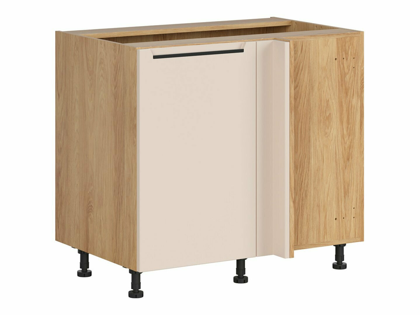 Modularna kotna omarica Riso Beige 128