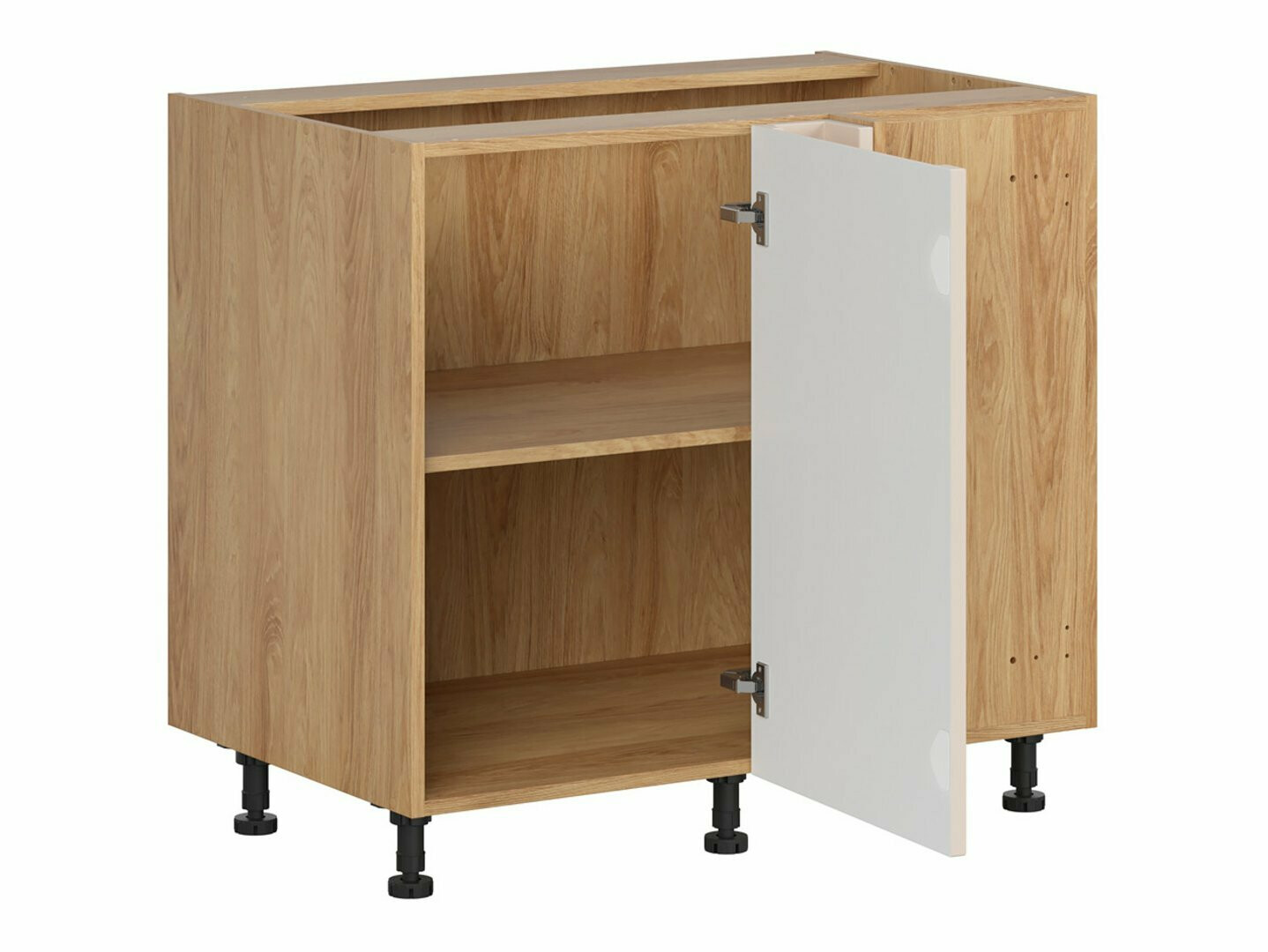 Modularna kotna omarica Riso Beige 128