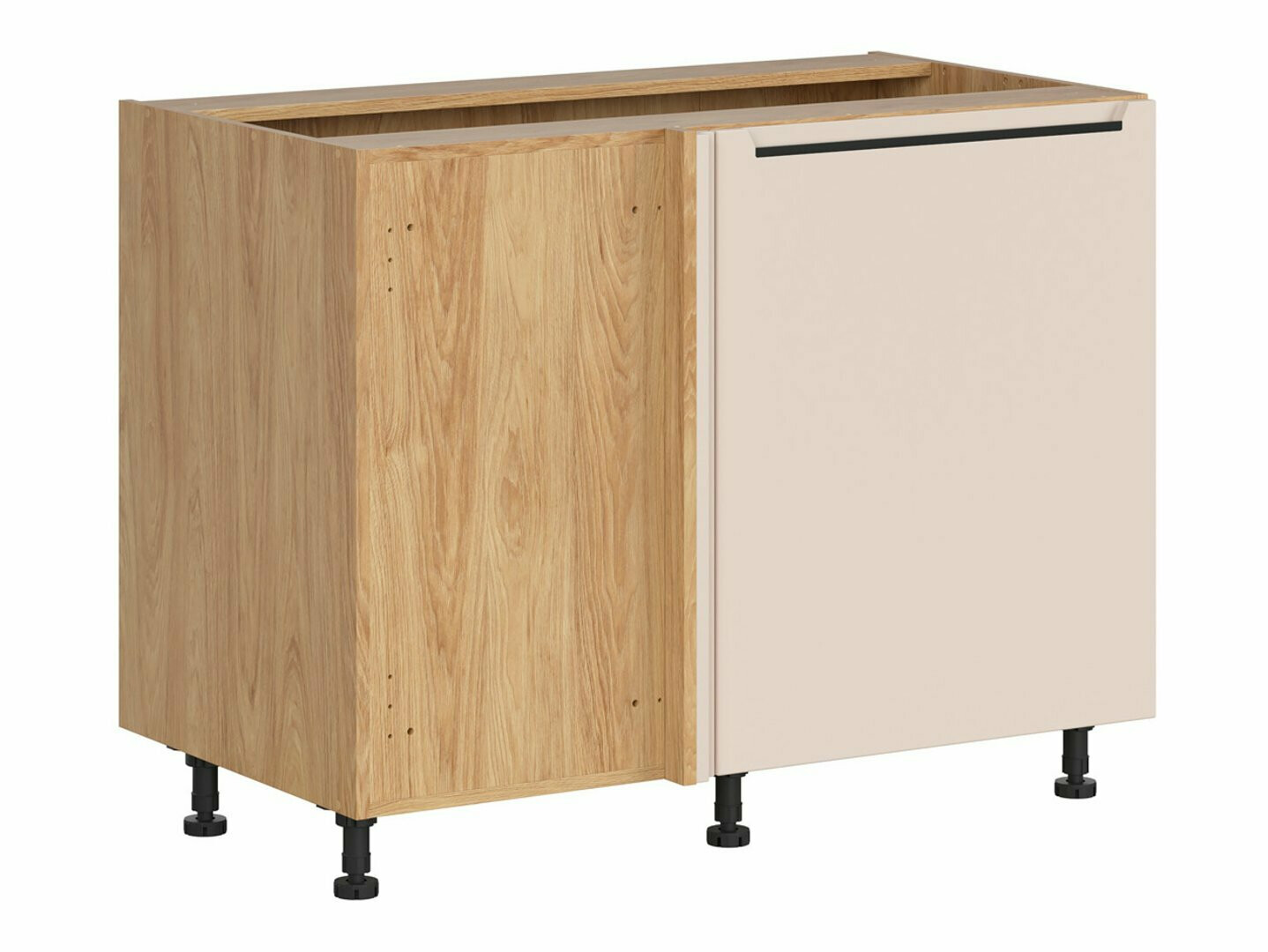 Modularna kotna omarica Riso Beige 129