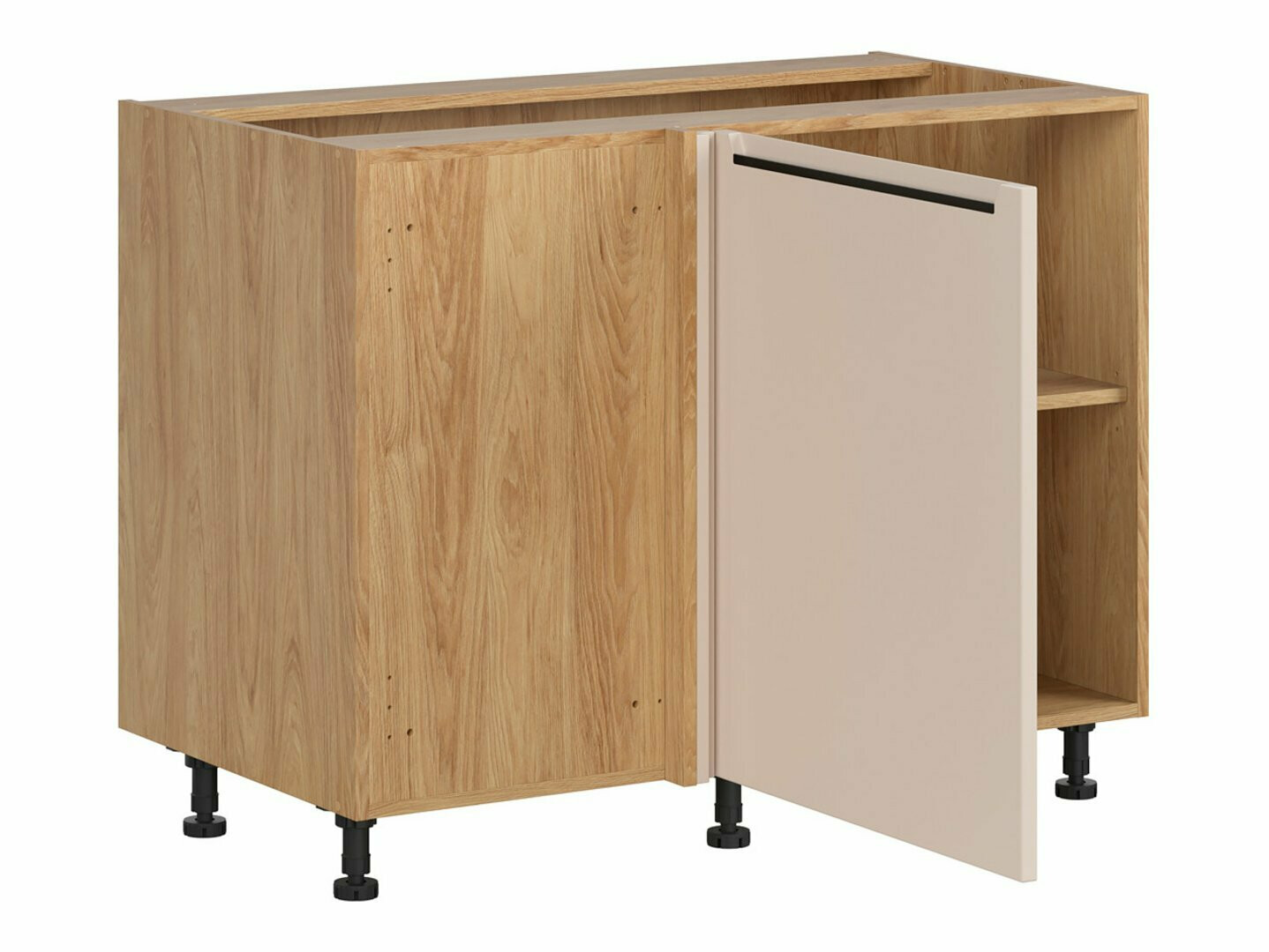 Modularna kotna omarica Riso Beige 129