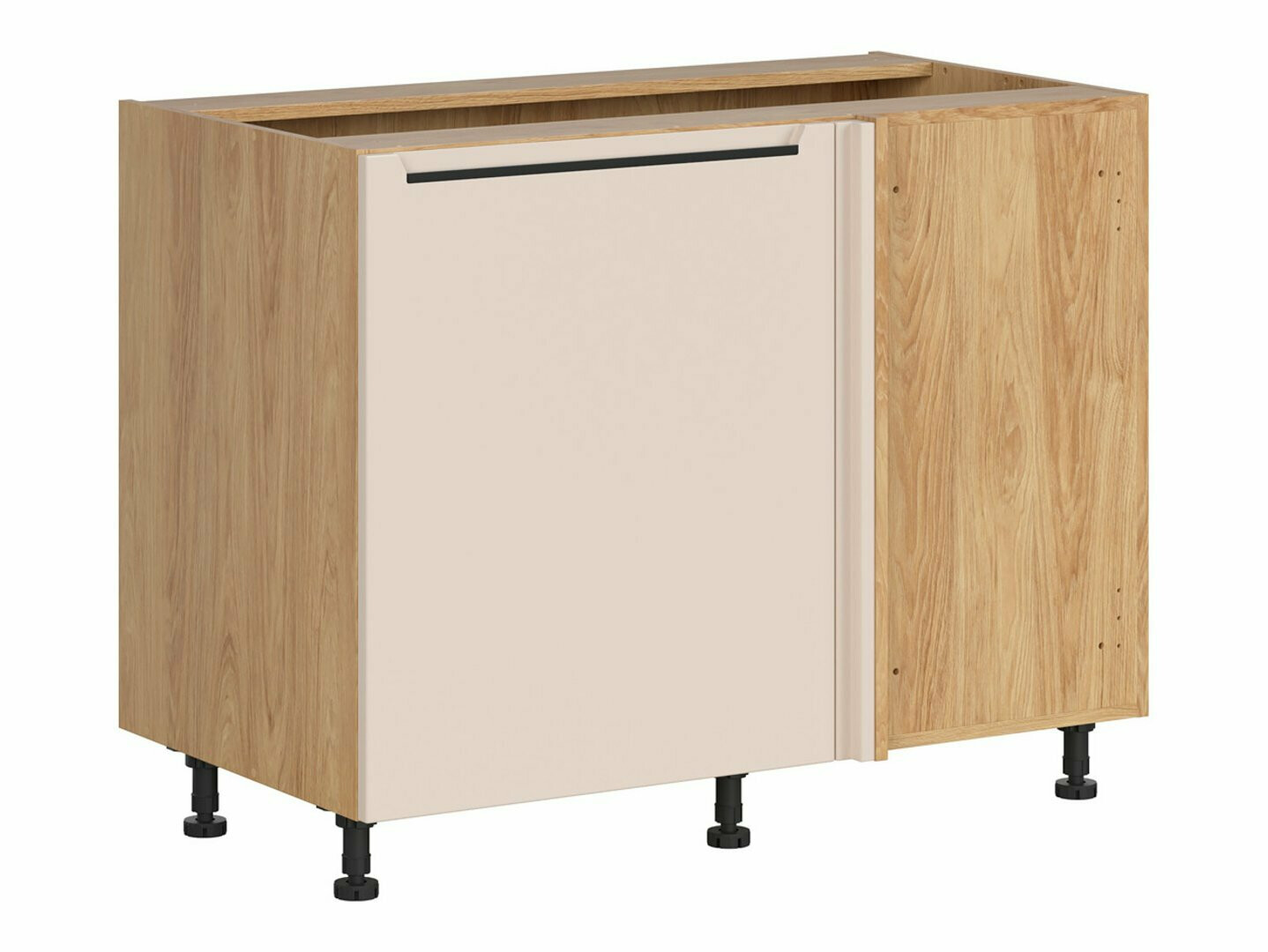 Modularna kotna omarica Riso Beige 129