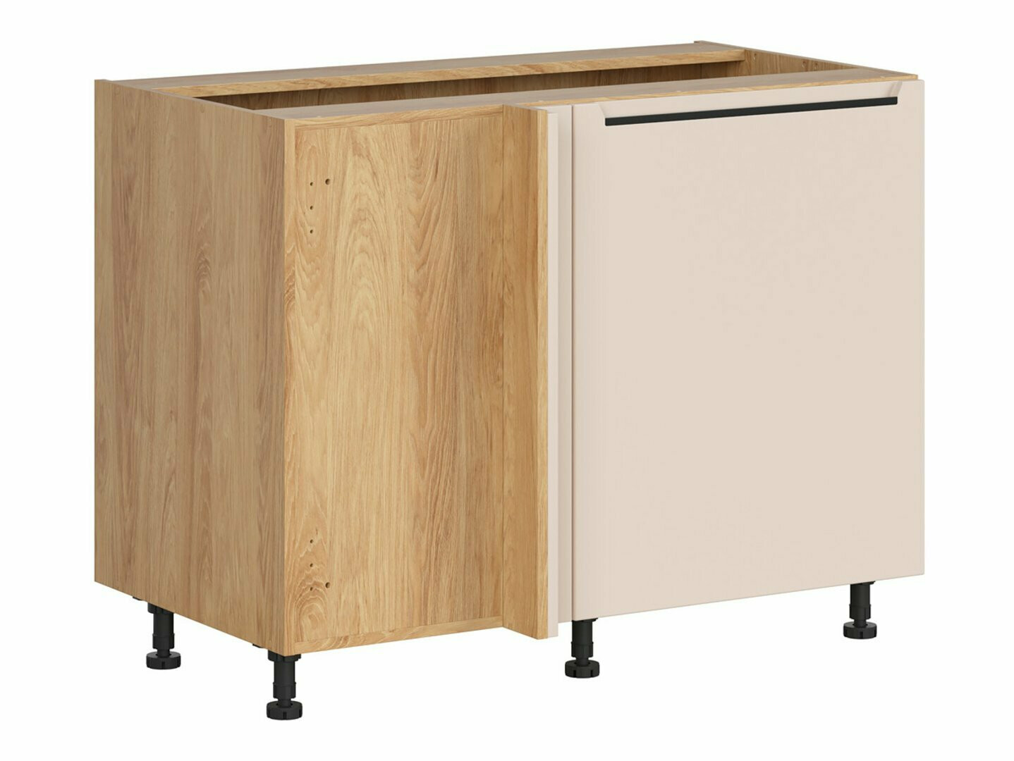 Modularna kotna omarica Riso Beige 130