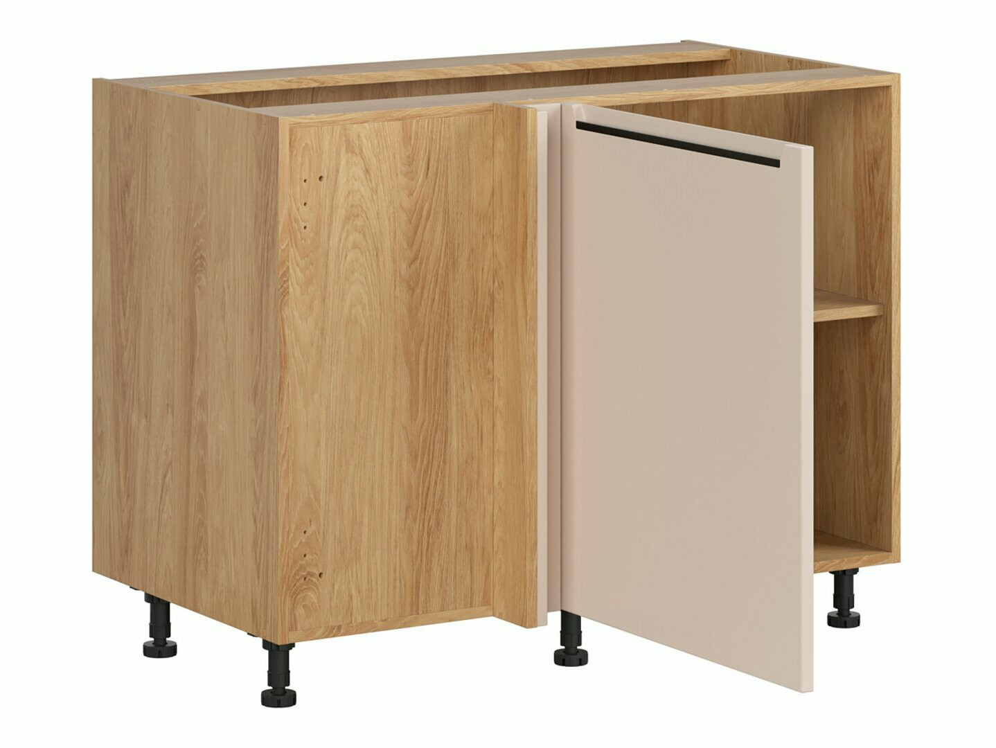 Modularna kotna omarica Riso Beige 130