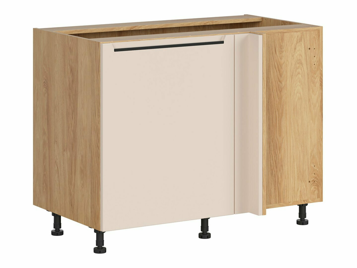 Modularna kotna omarica Riso Beige 130