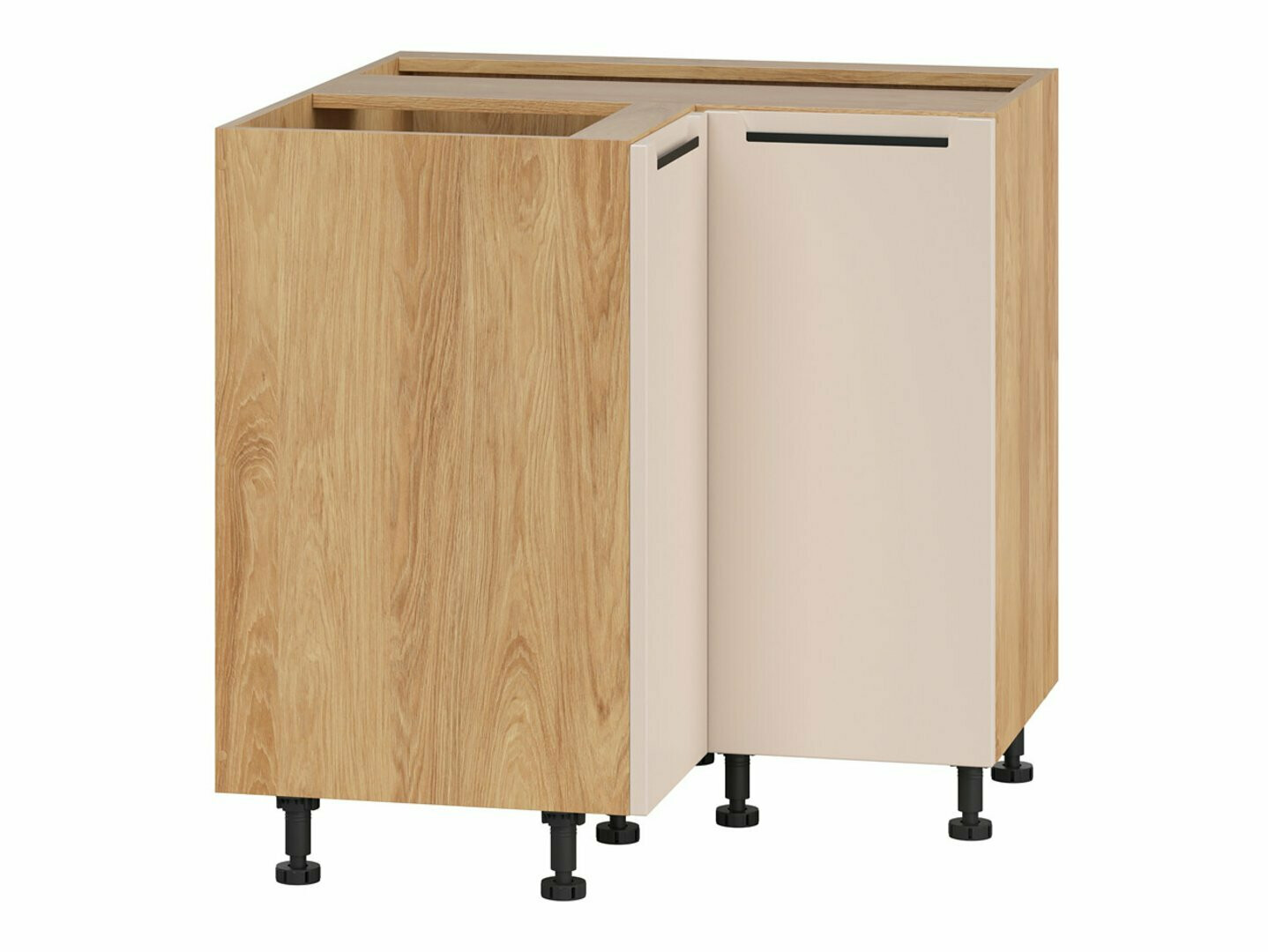 Modularna kotna omarica Riso Beige 131