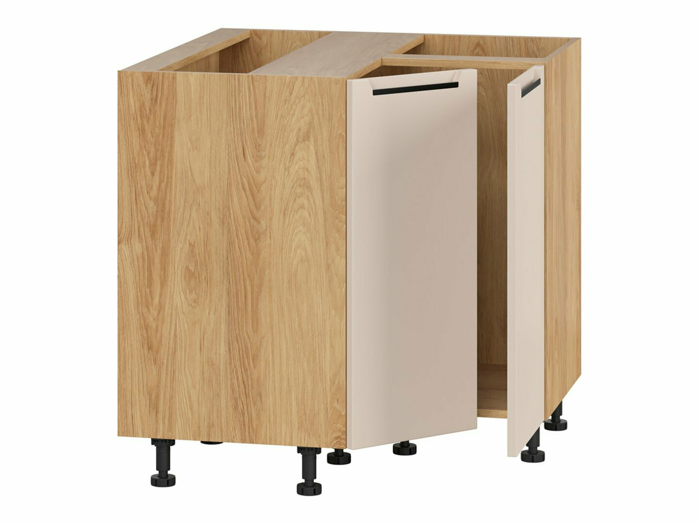 Modularna kotna omarica Riso Beige 131