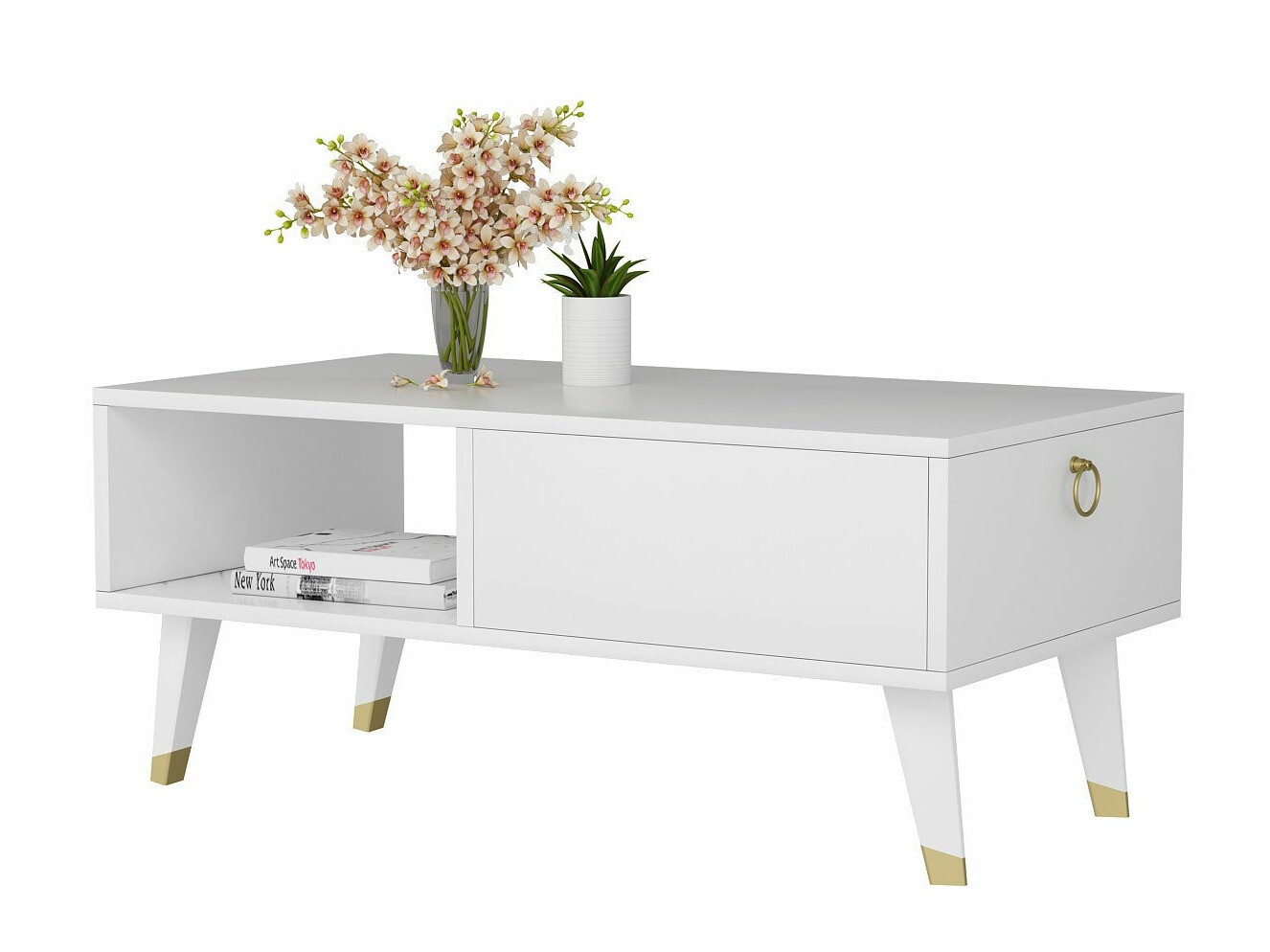 Klubska mizica Kailua 1872 (Bela)