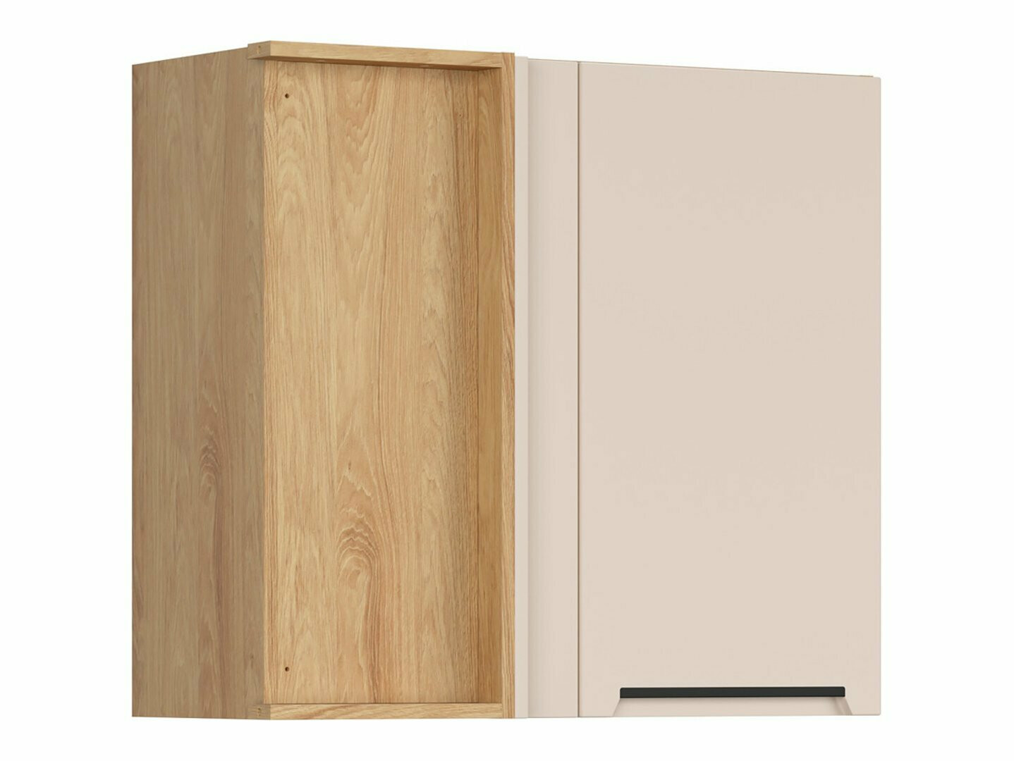Modularna kotna stenska omarica Riso Beige 156