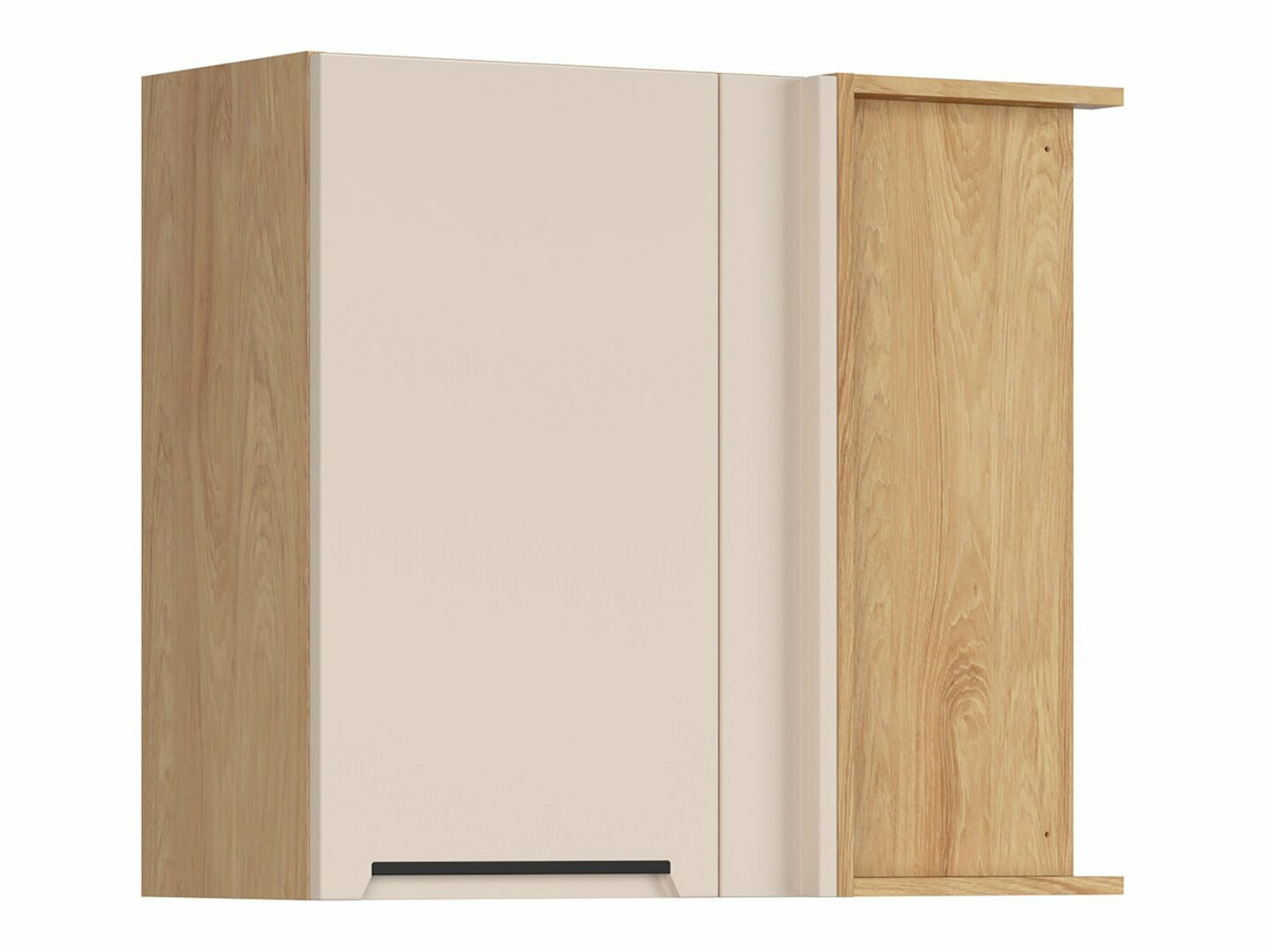 Modularna kotna stenska omarica Riso Beige 156