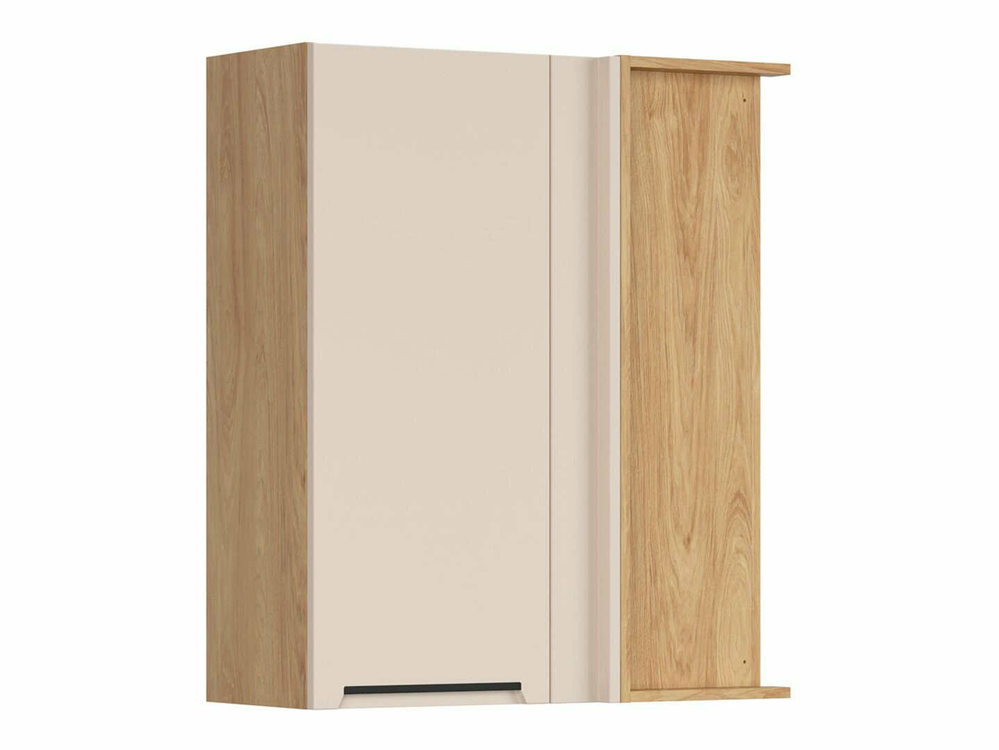 Modularna kotna stenska omarica Riso Beige 157
