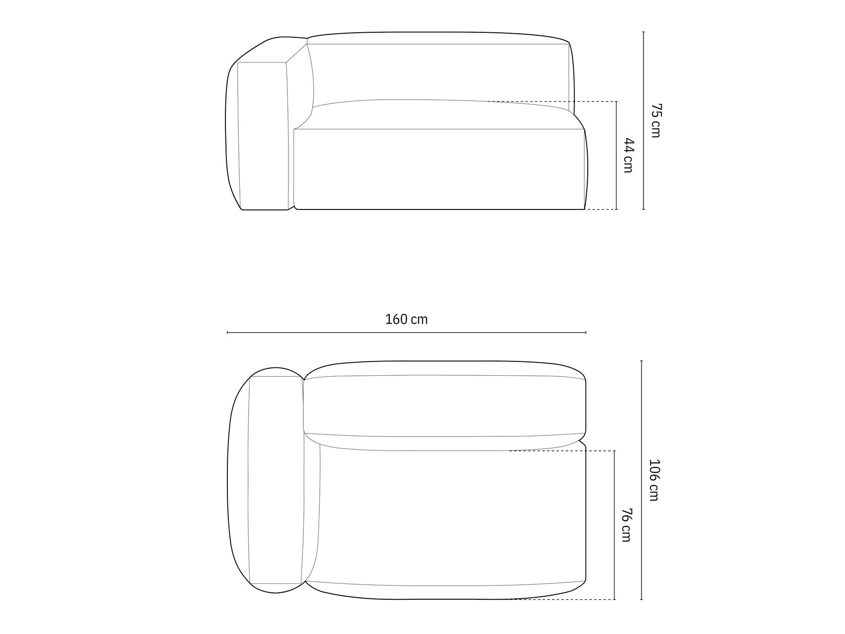 Modularni fotelj Sorcoro 111 (Vogue 01)