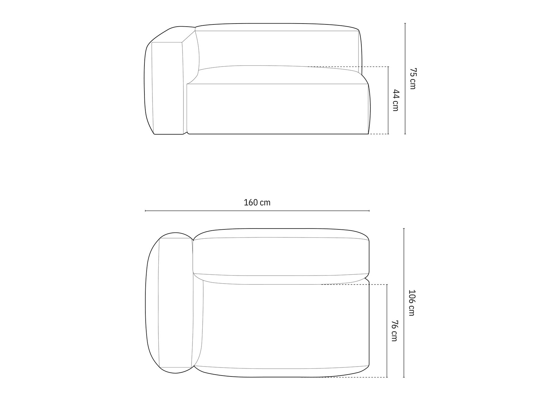 Modularni fotelj Sorcoro 111 (Vogue 13)
