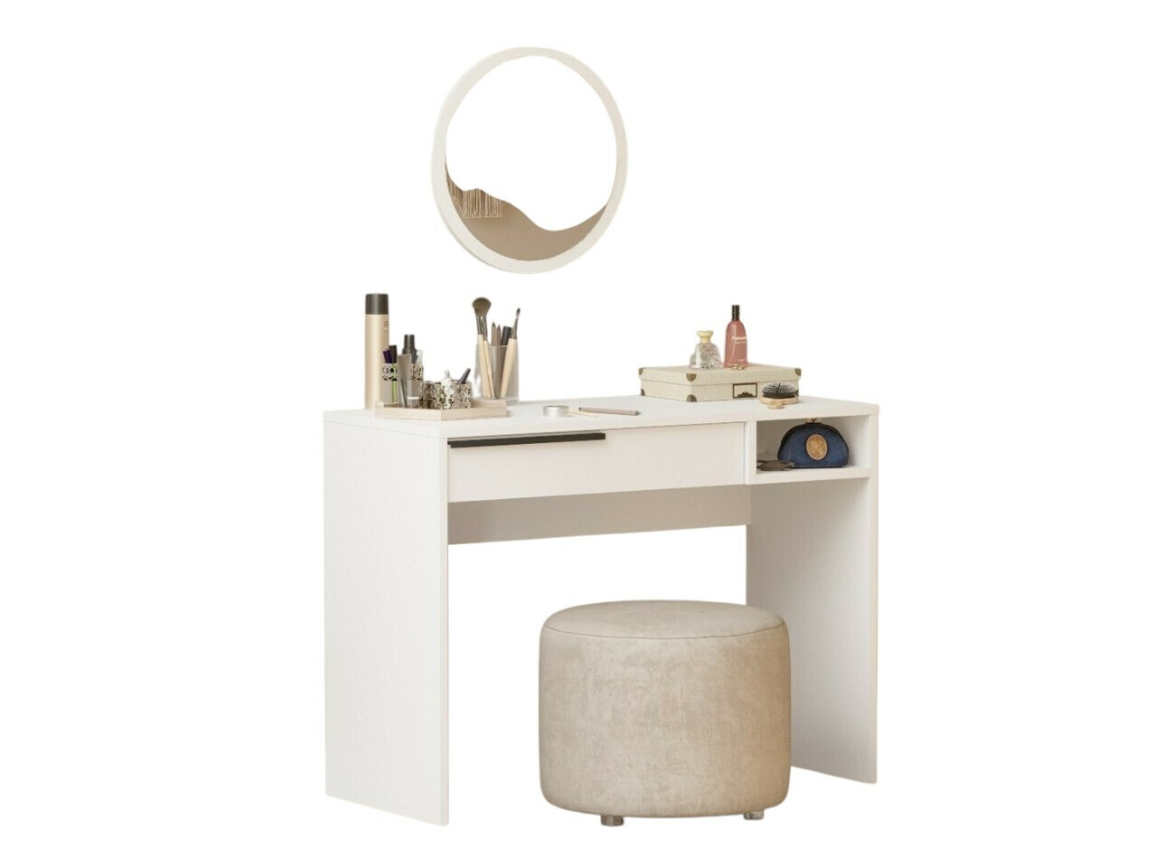 Toaletna mizica Fertore 117 (Bela)