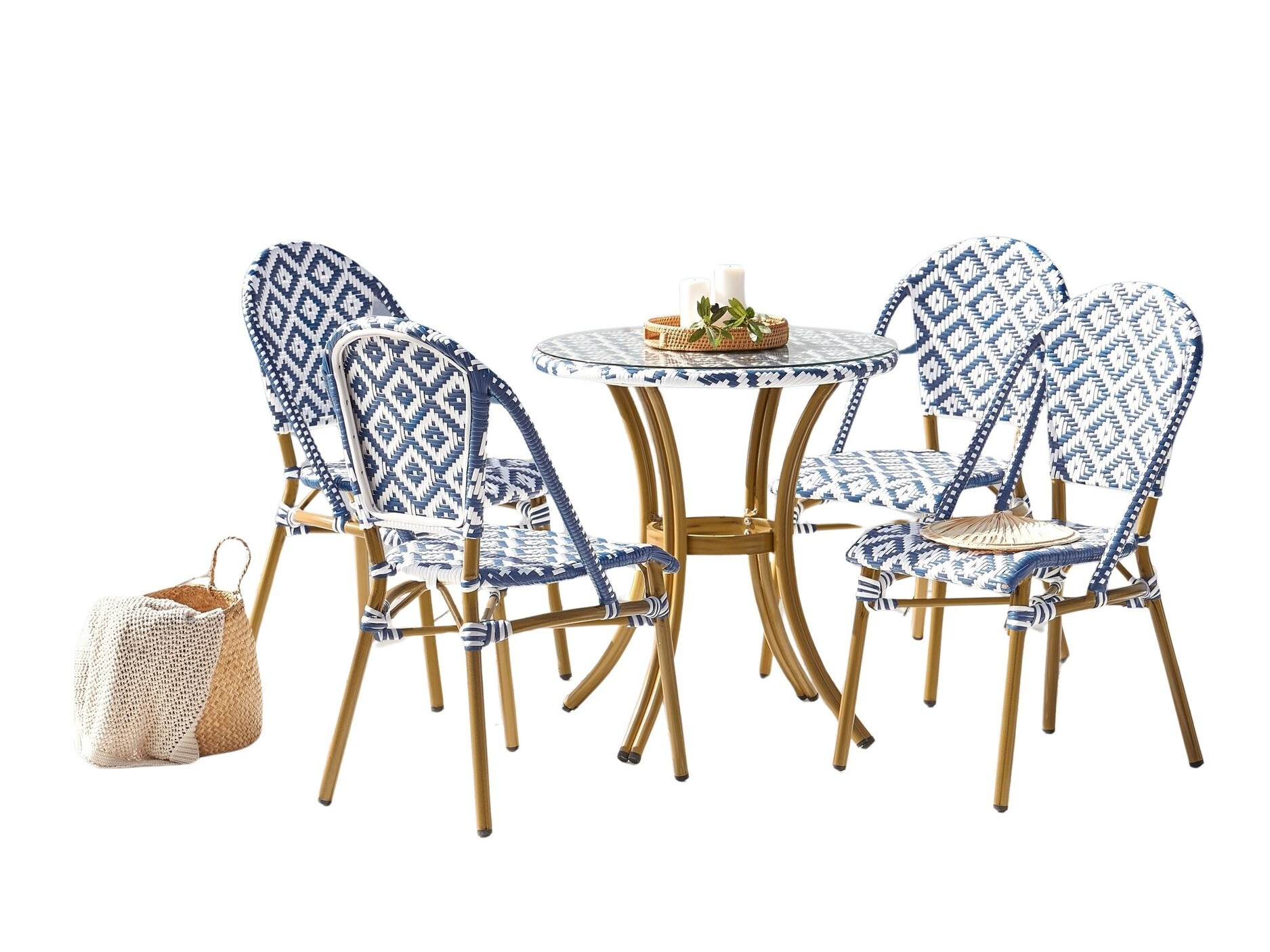 Komplet mize in stolov Berwyn 2479