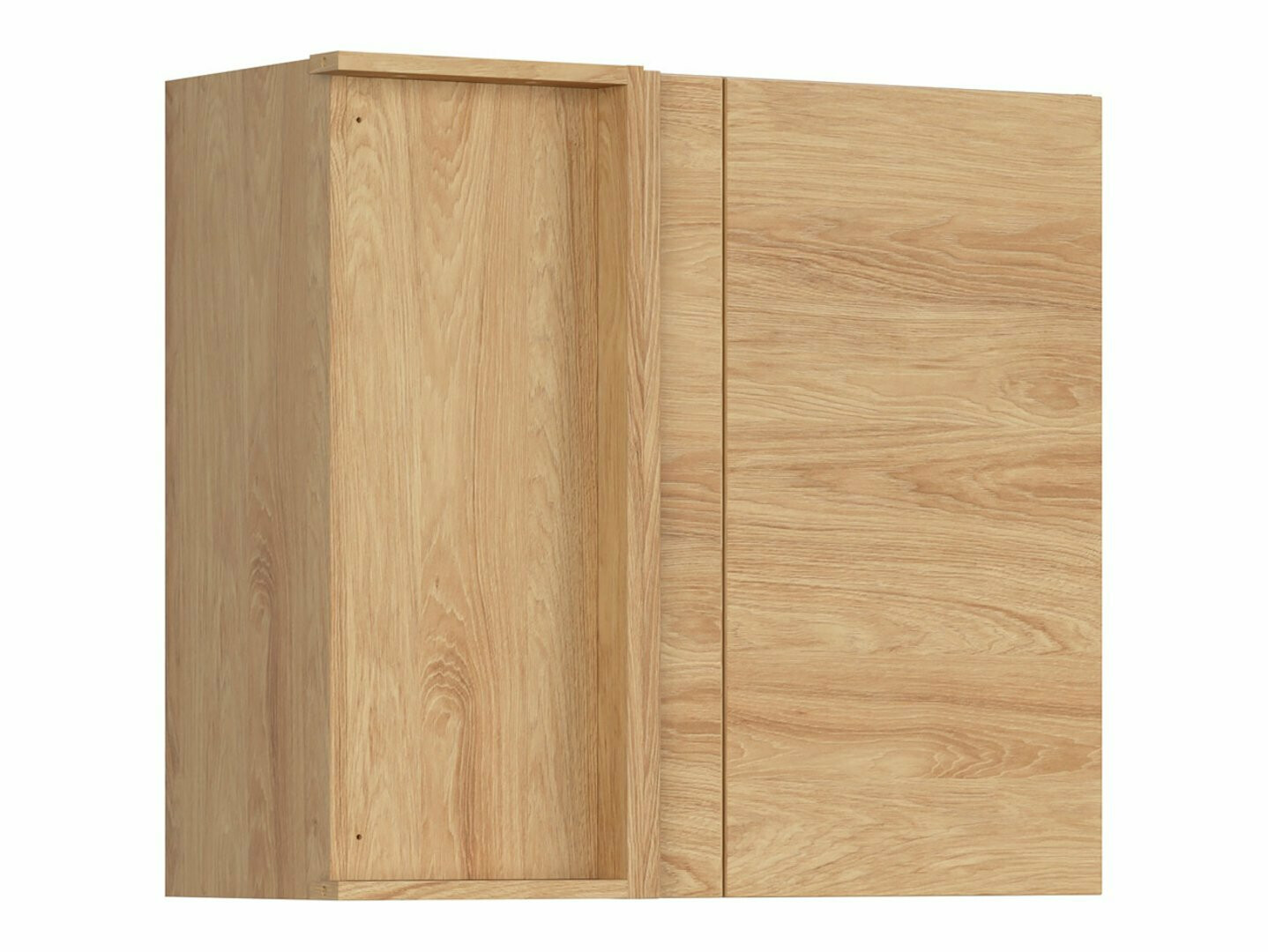 Modularna kotna stenska omarica Amper Oak 155