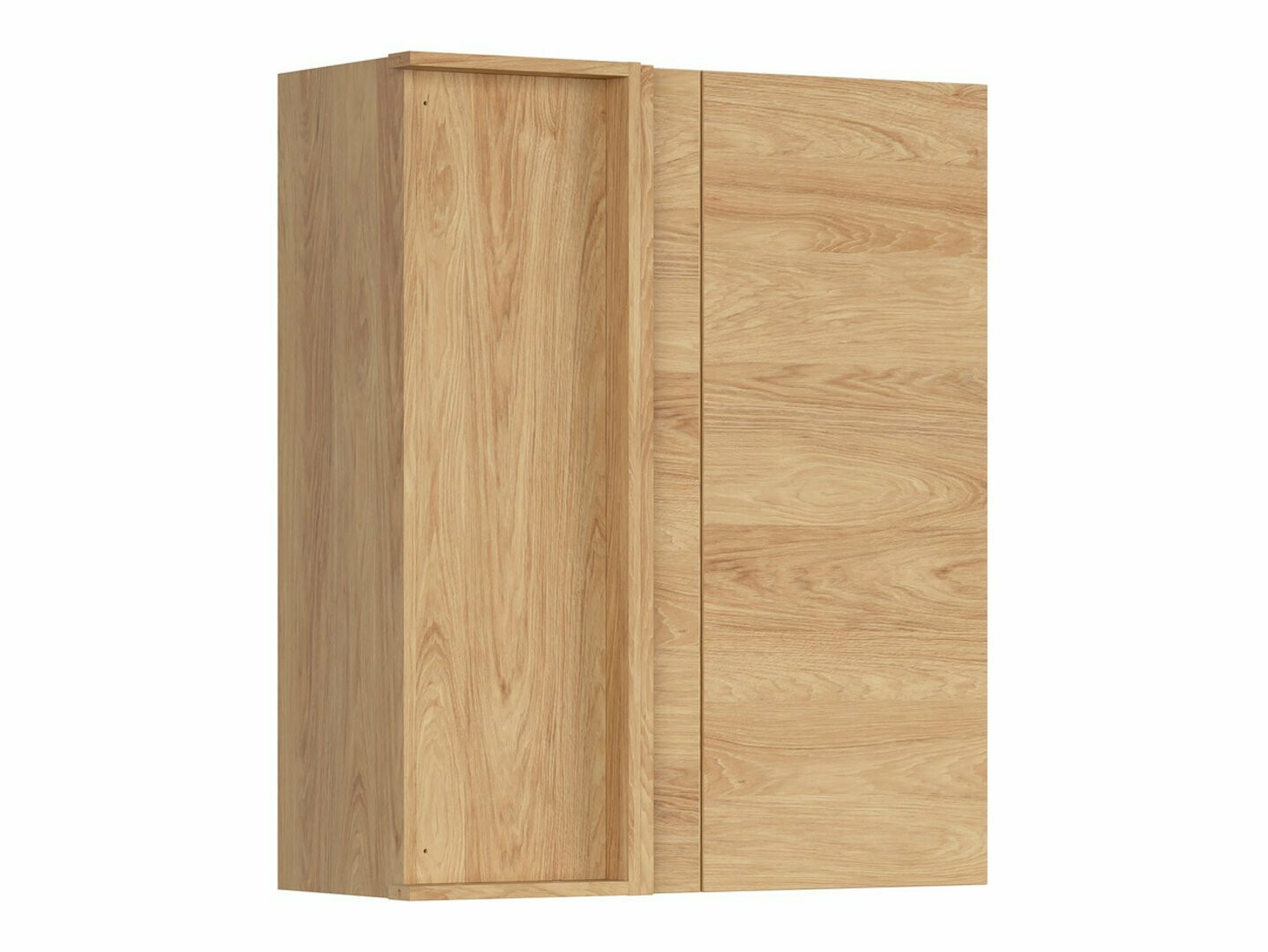 Modularna kotna stenska omarica Amper Oak 156